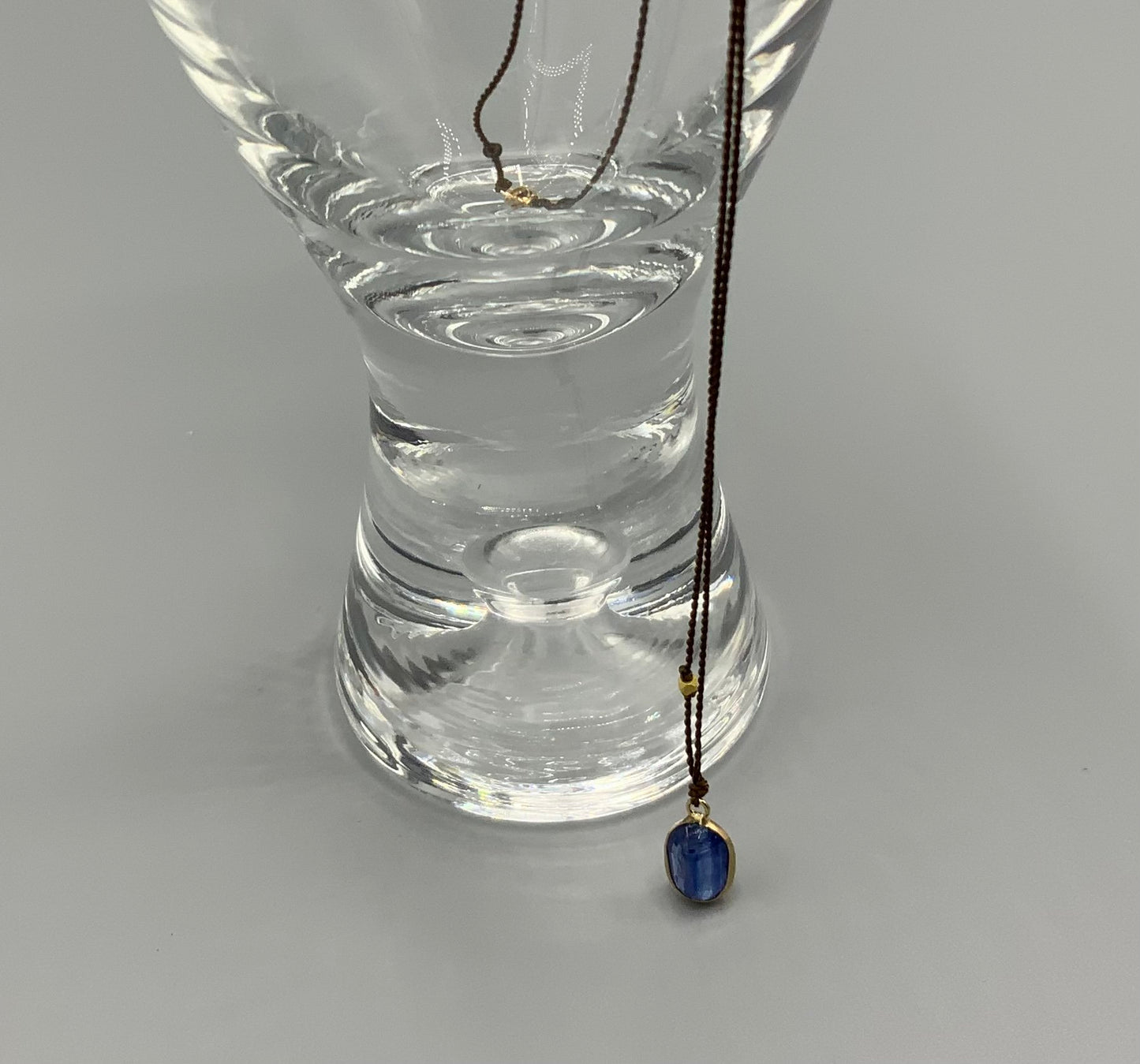 Margaret Solow Faceted Kyanite, 14K Bezel