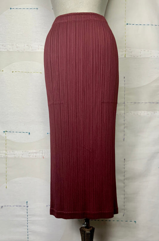 Pleats Please Issey Miyake  ~  Monthly Colors October Skirt - Brown 44