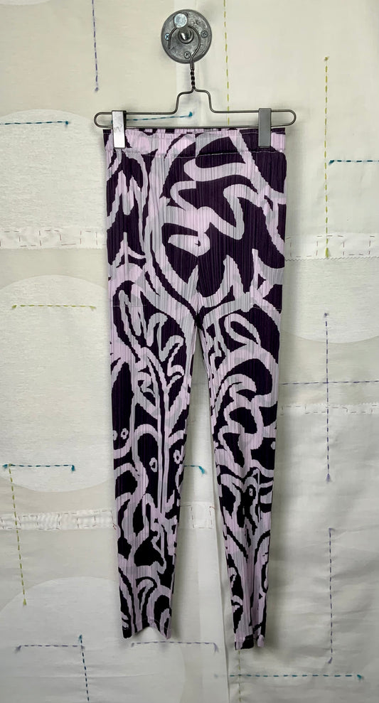 Pleats Please Issey Miyake  ~  Seeker Pants - Dark Purple