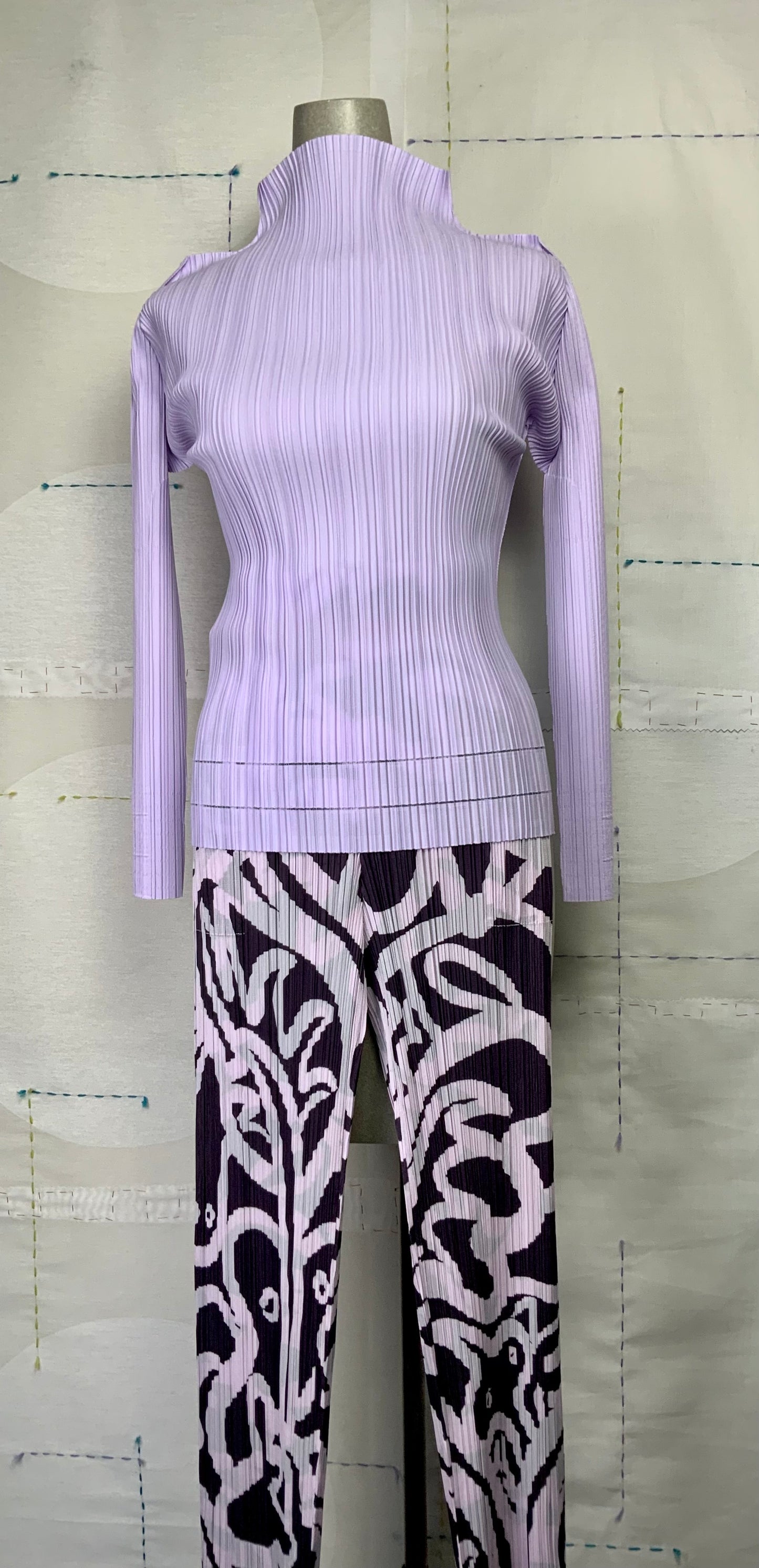 Pleats Please Issey Miyake  ~  Seeker Pants - Dark Purple