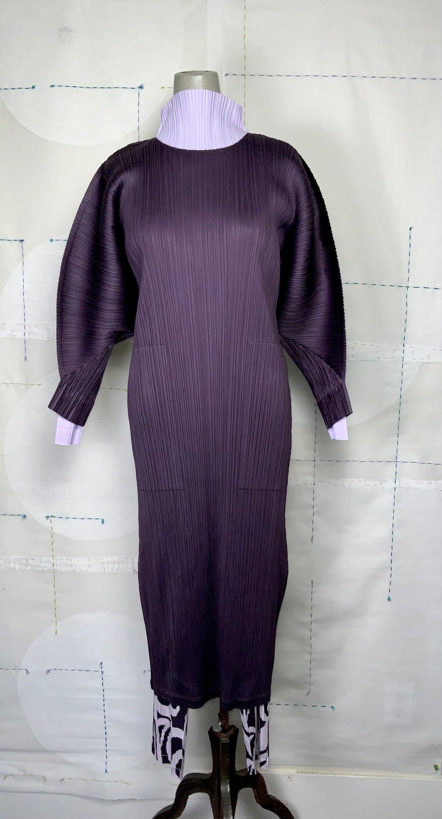 Pleats Please Issey Miyake  ~  Seeker Pants - Dark Purple