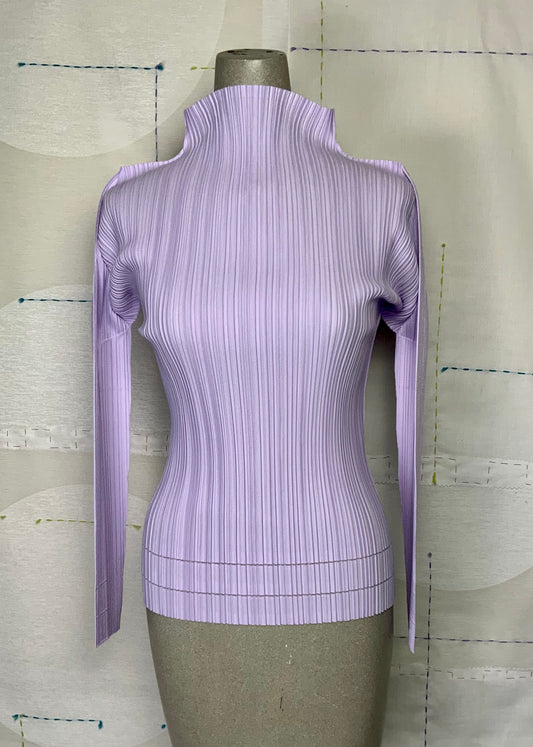 Pleats Please Issey Miyake  ~  Soft Pleats Top - Light Purple