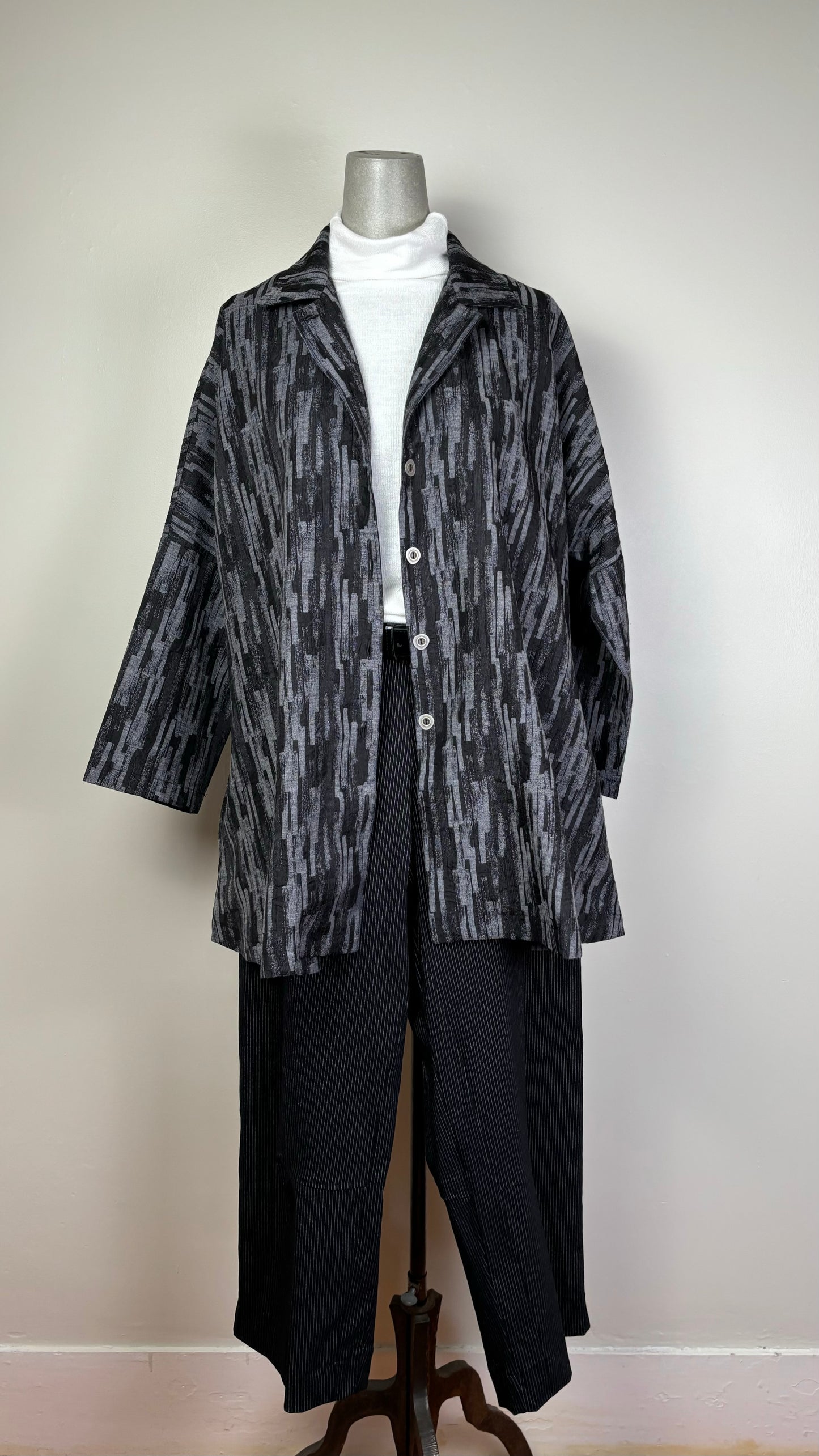 MSquare ~ Swing Shirt - Steel Lamina