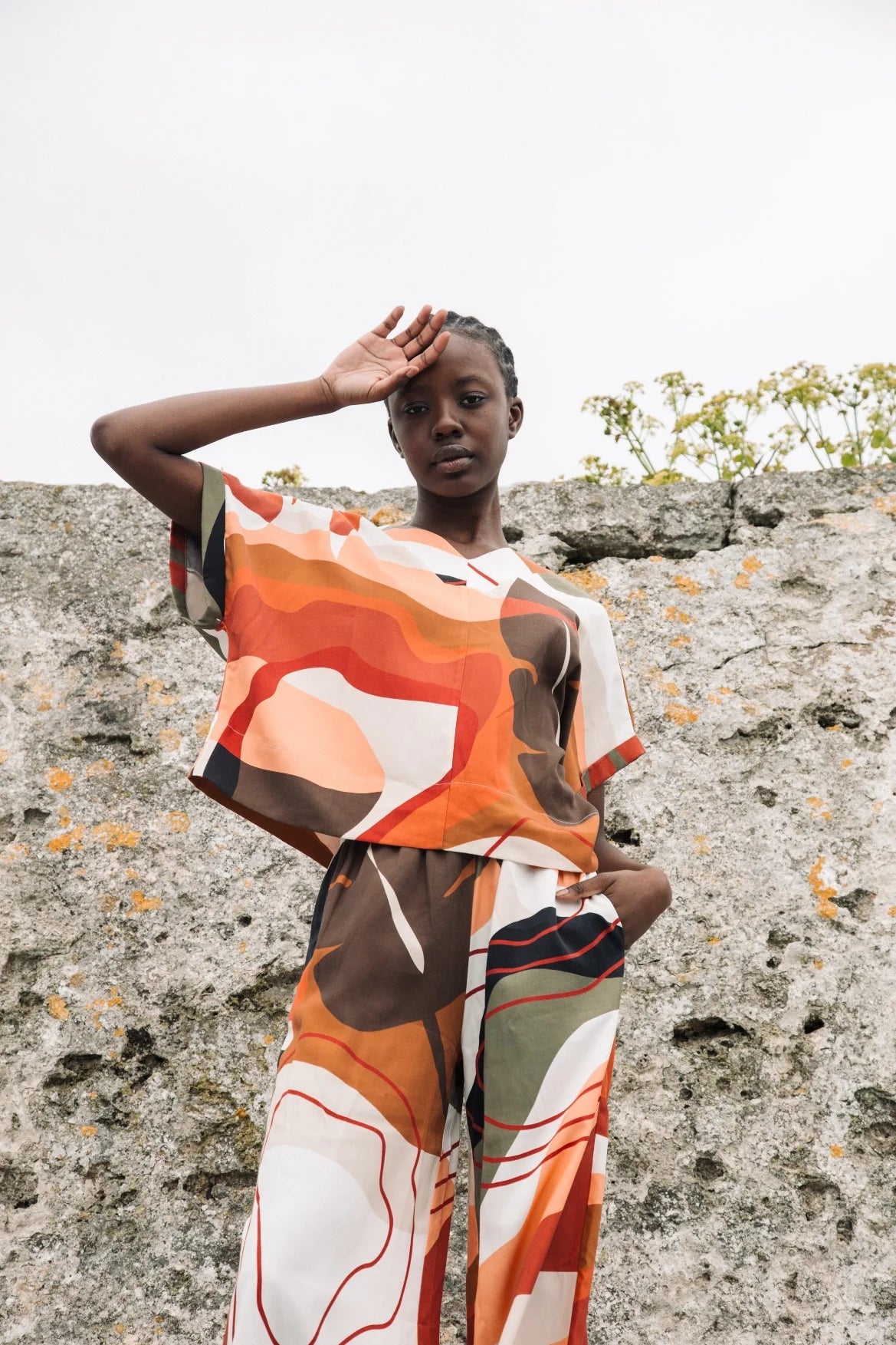 Beaumont Organic ~ Ariel-Paige Top - Rockpool Print
