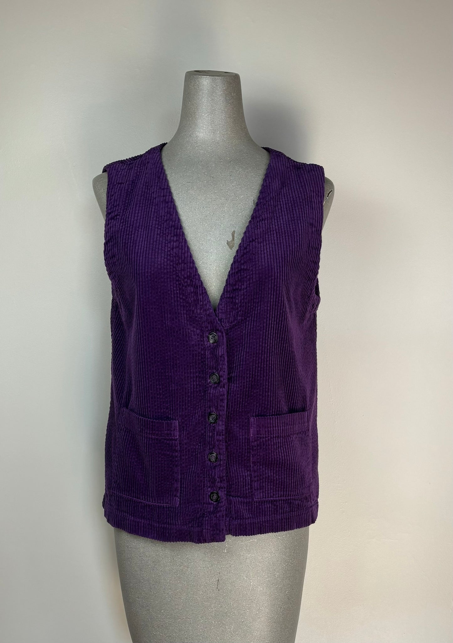 Cut Loose ~ Lux Cord Vest - Mulberry