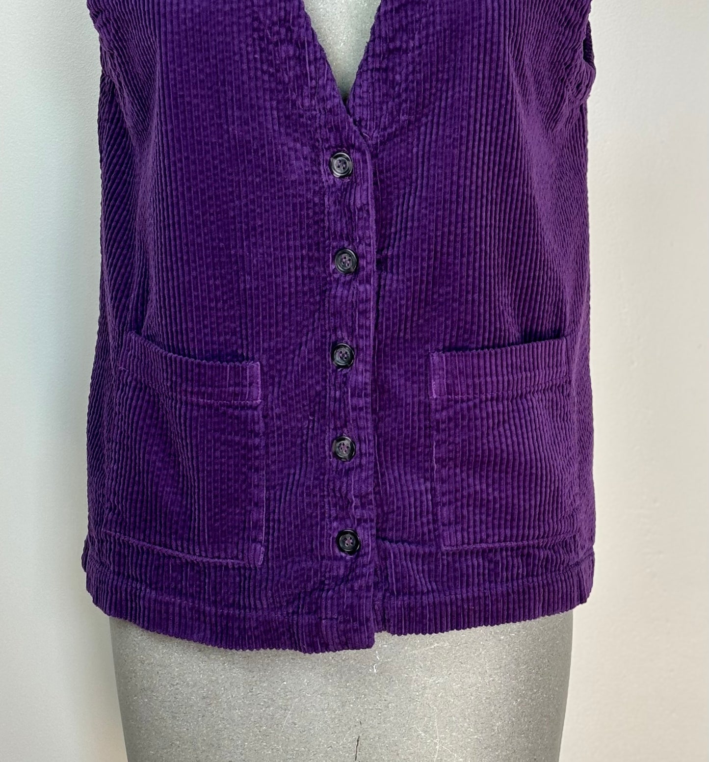 Cut Loose ~ Lux Cord Vest - Mulberry