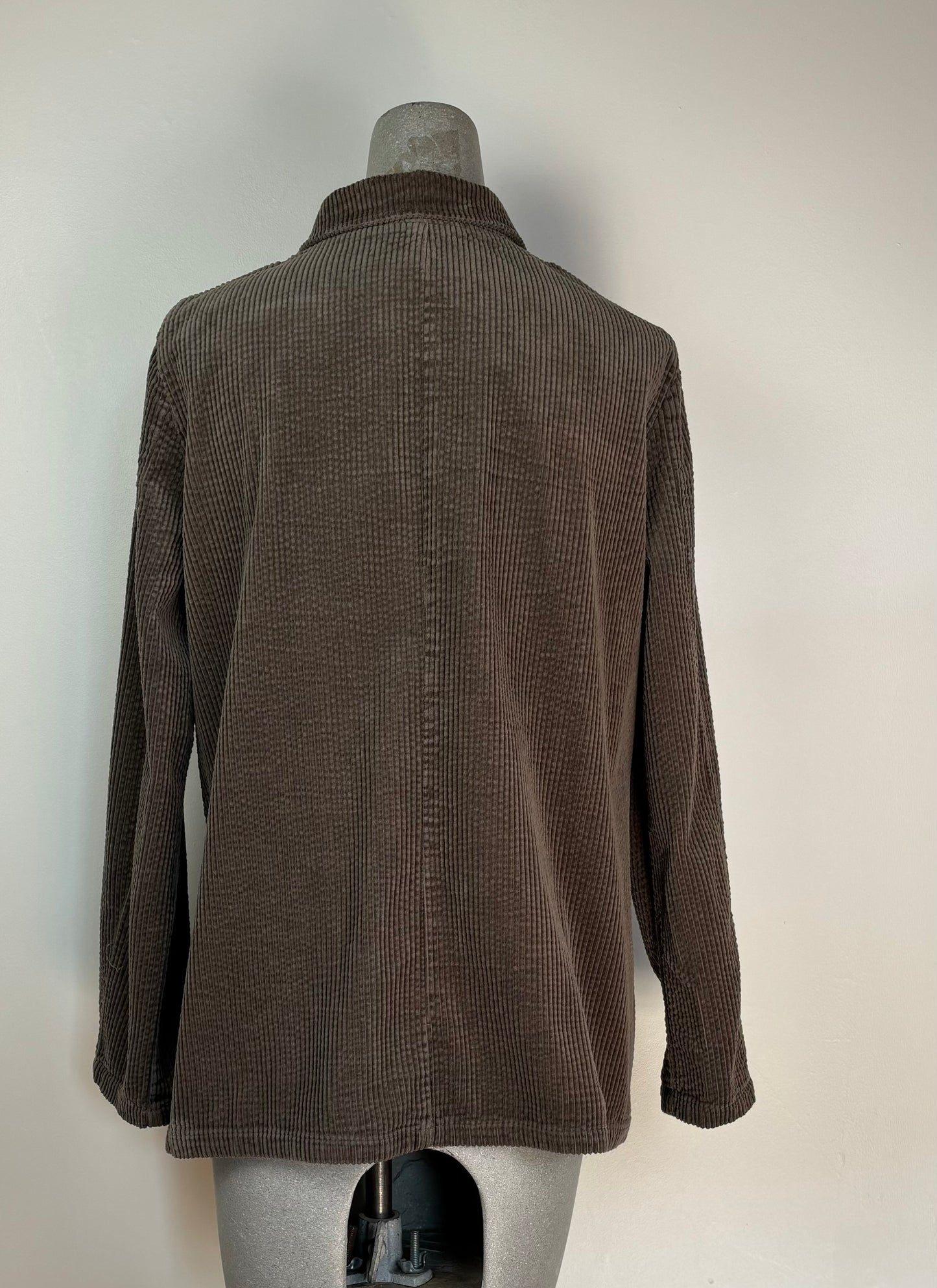 Cut Loose ~ Lux Cord Pocket Blazer - Saddle