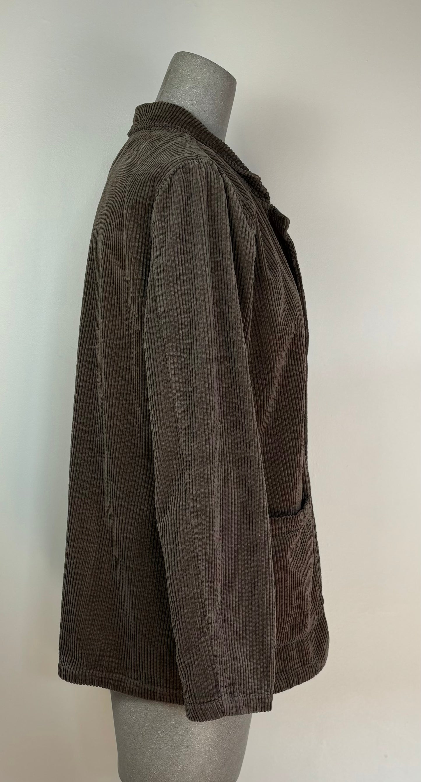 Cut Loose ~ Lux Cord Pocket Blazer - Saddle