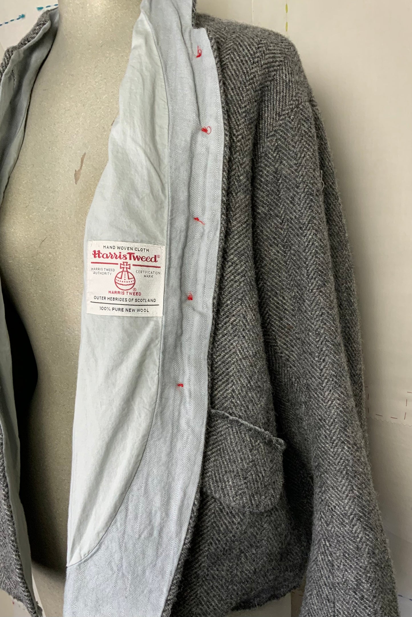 H+ Hannoh Wessel  ~  Jacket Vestia - Grey Herringbone