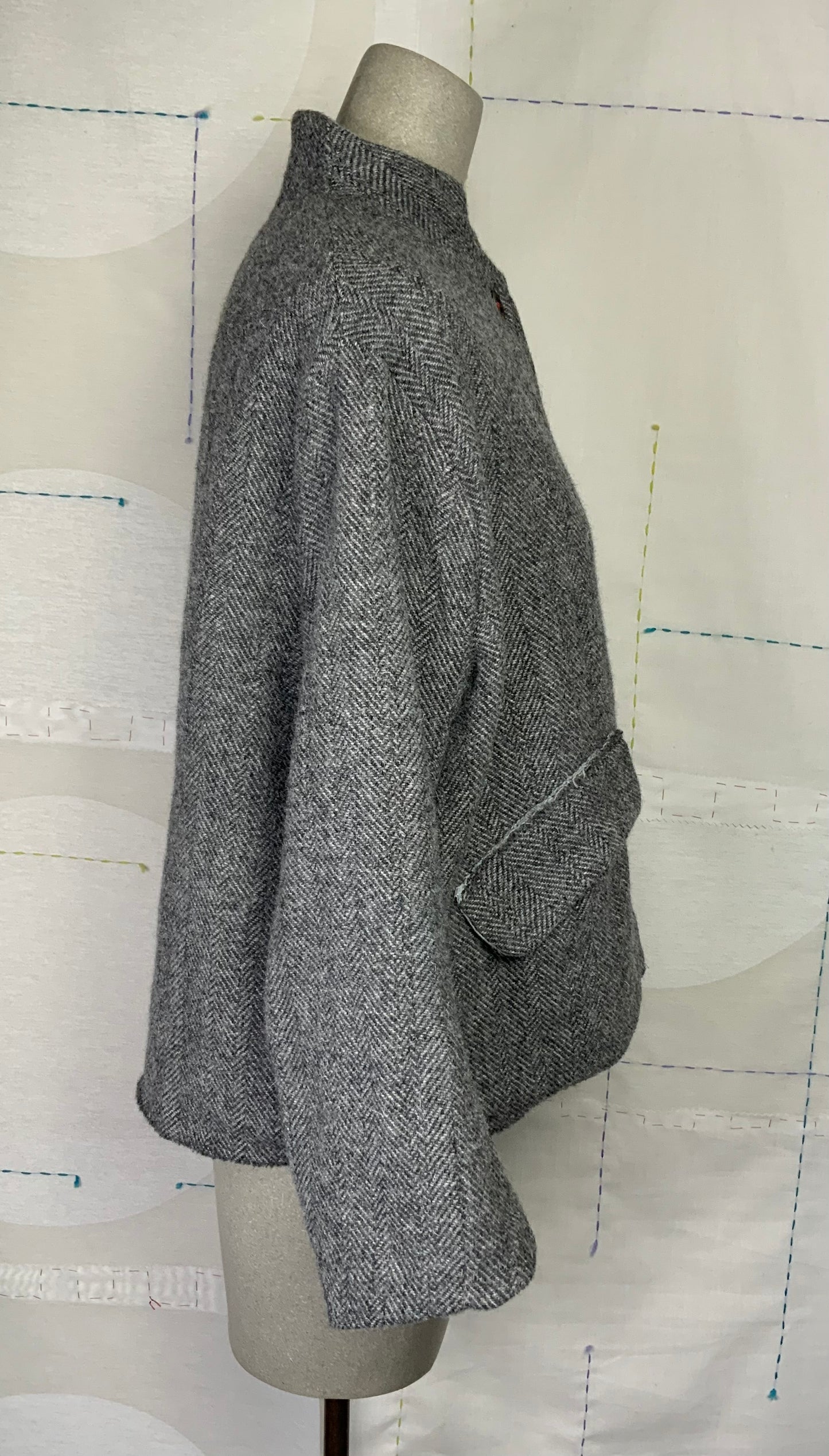 H+ Hannoh Wessel ~ Jacket Vestia - Grey Herringbone