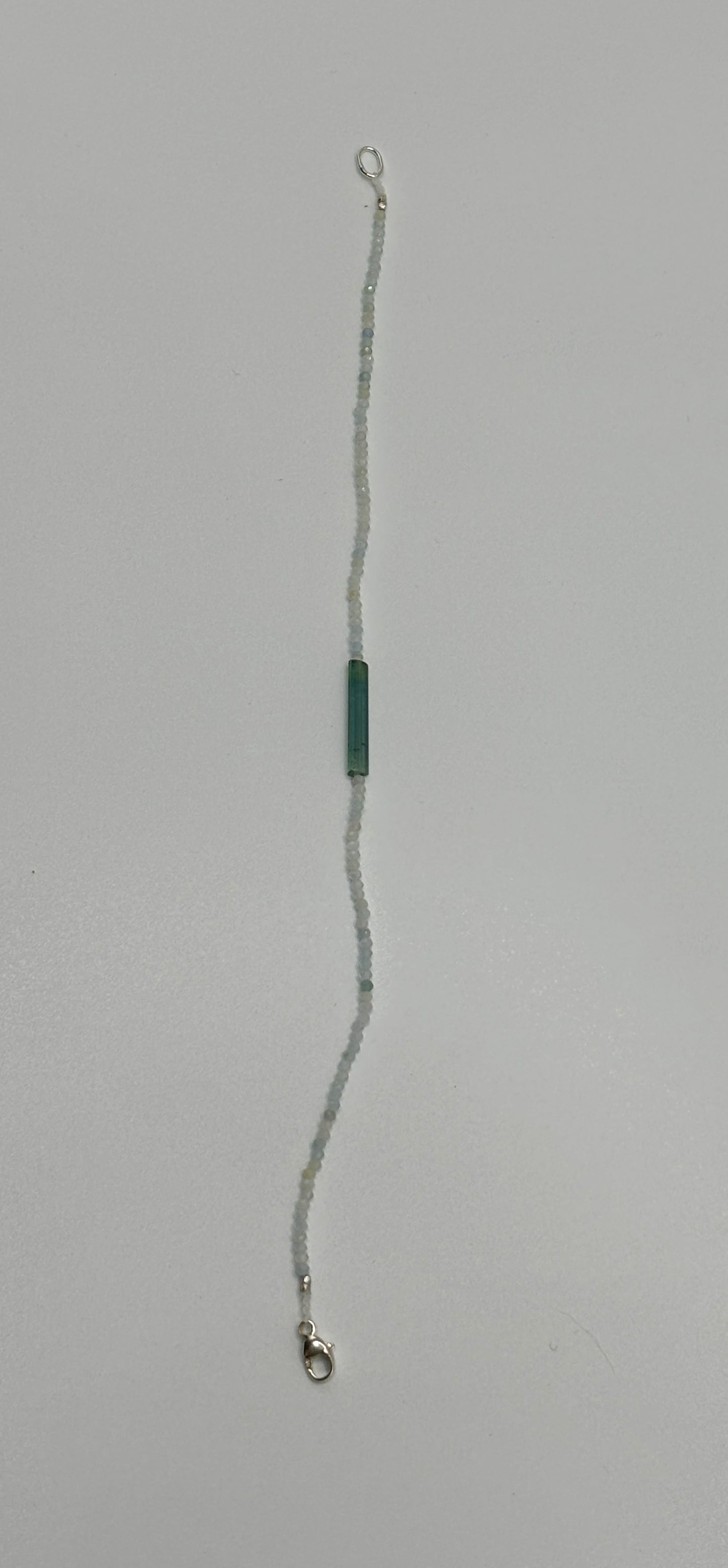 Margaret Solow  ~  Aquamarine & Green Tourmaline Bracelet