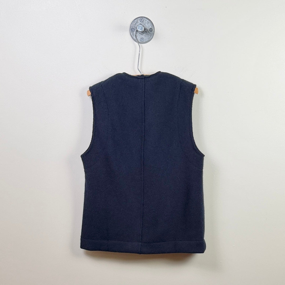 MJW. ~ Felted Vest - Navy