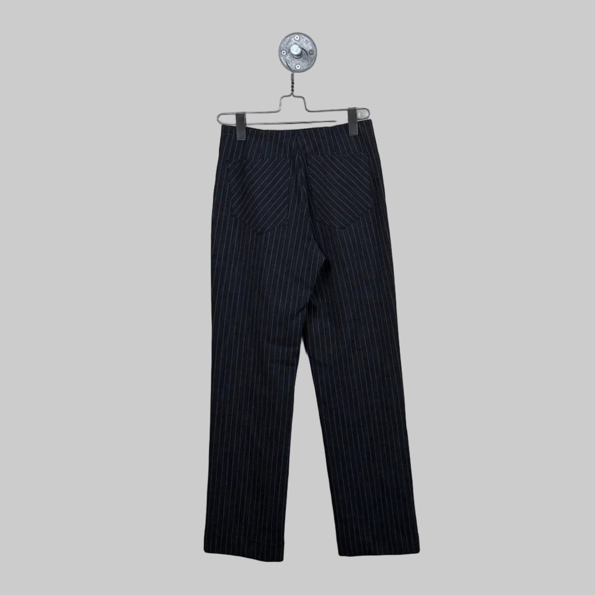 Porto ~ Highwire Pants- Granite Pinstripe
