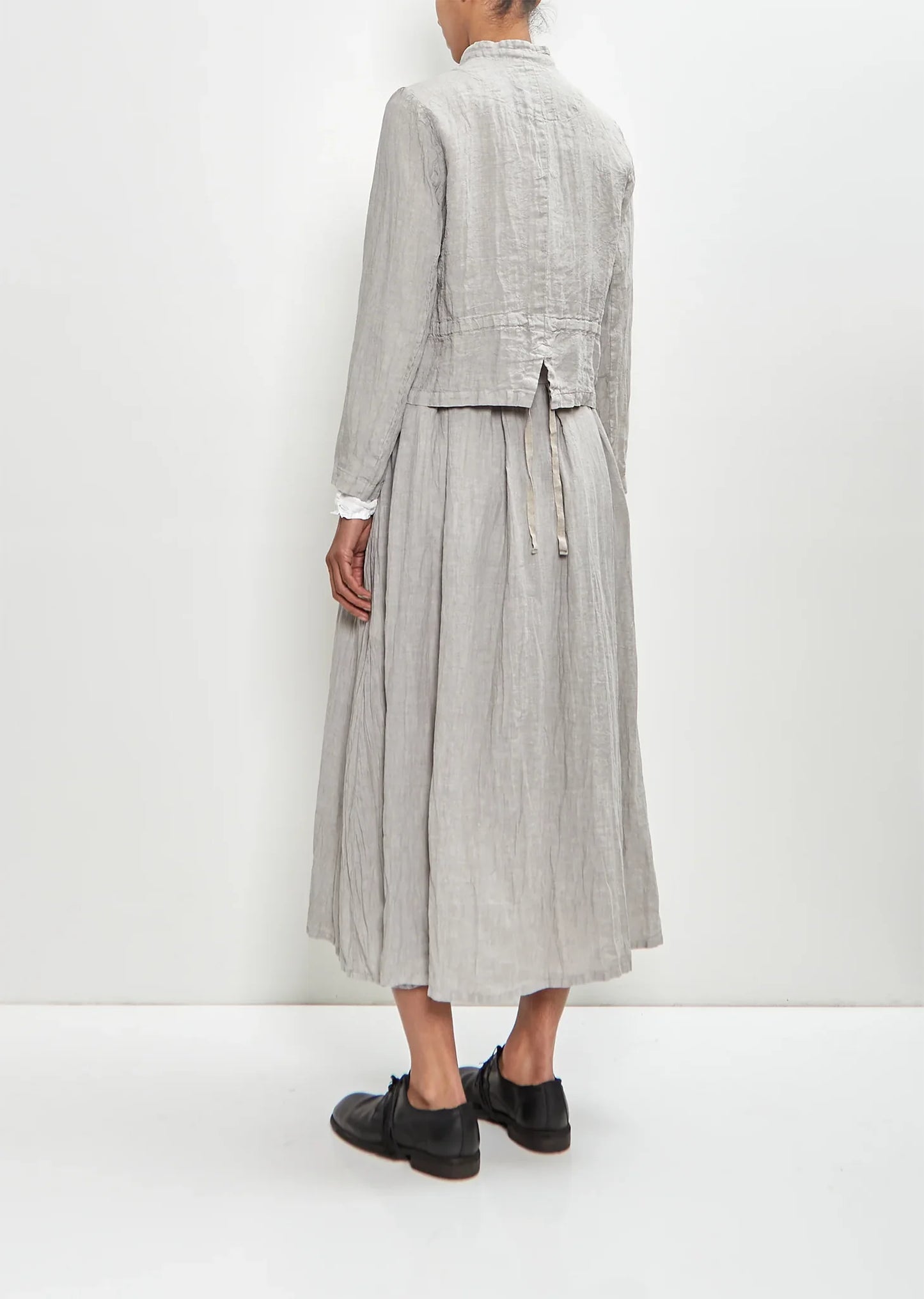 Pas de Calais ~ French Linen Short Jacket - Grey