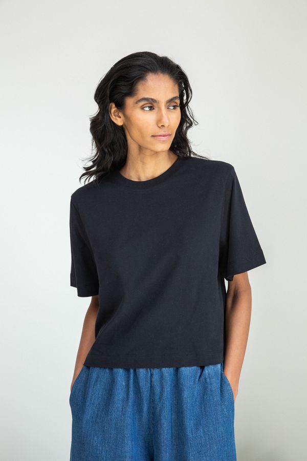 Beaumont Organic ~ Bay Organic Cotton Top - Black