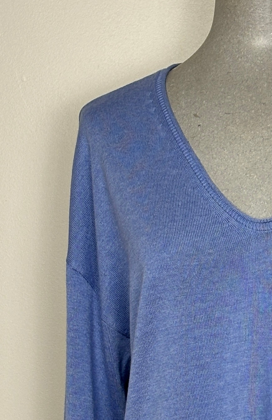 Lilla P. ~ 3/4 Sleeve Drop Shoulder Sweater - Marlin