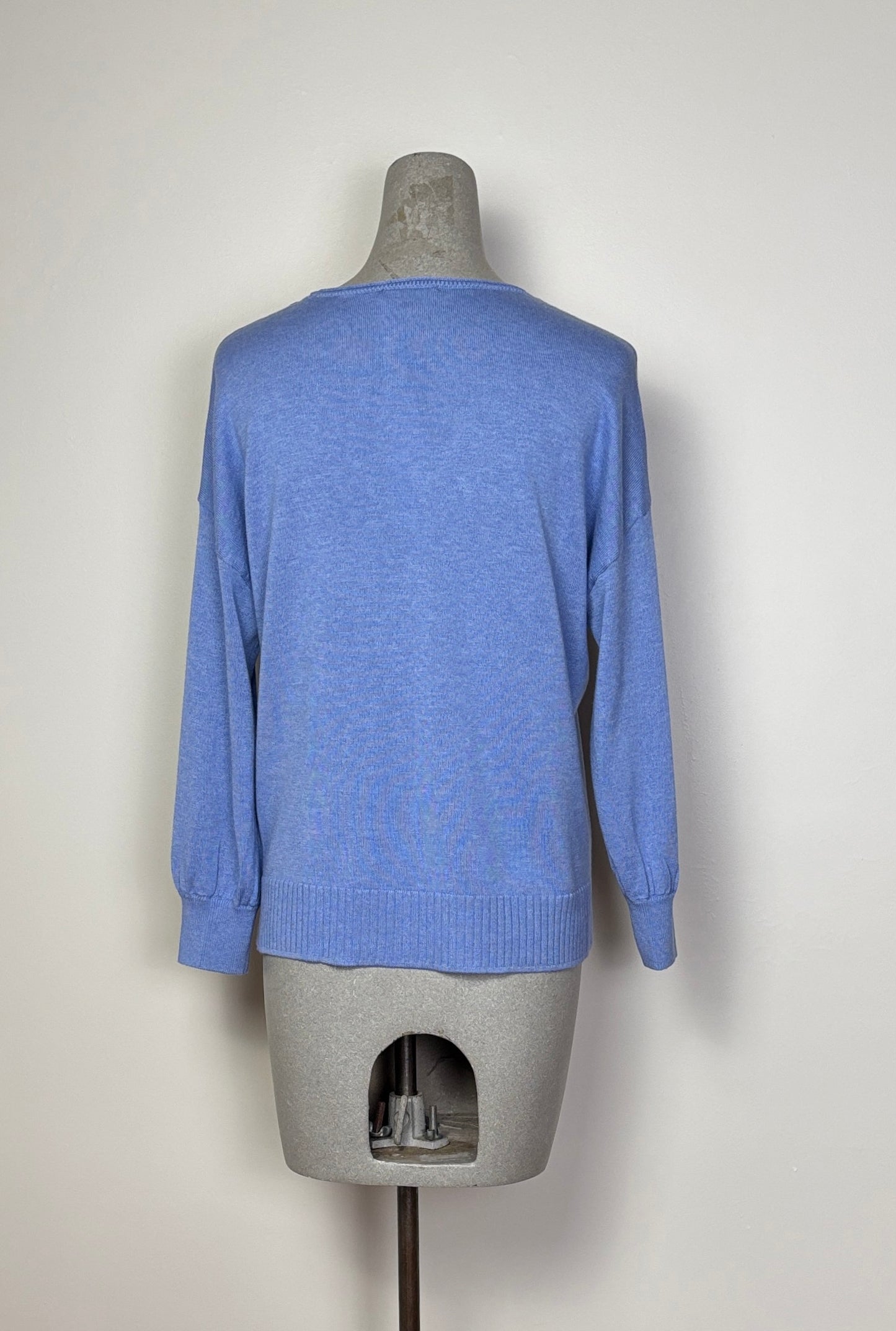 Lilla P. ~ 3/4 Sleeve Drop Shoulder Sweater - Marlin