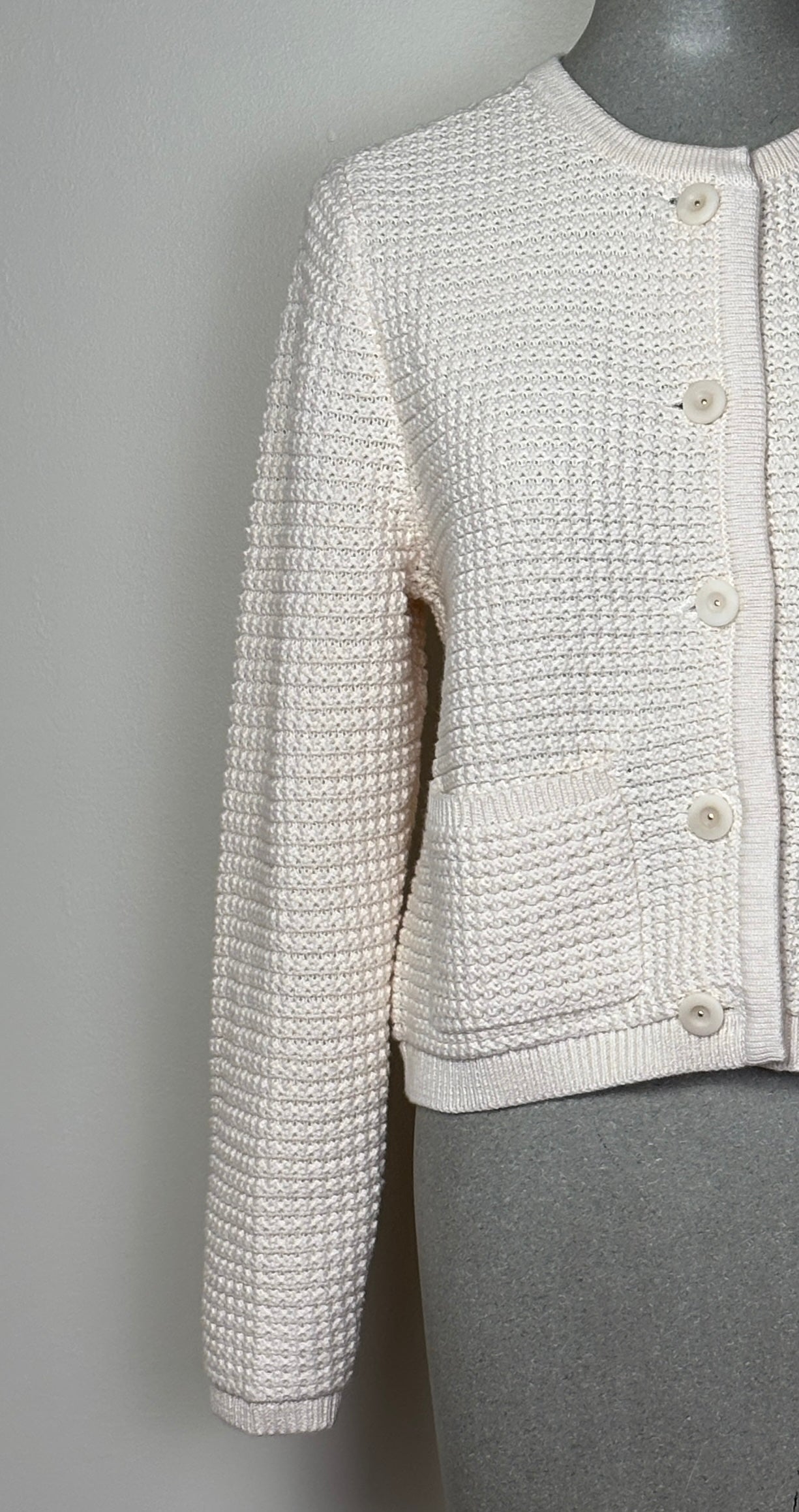 Lilla P. ~ Jackie Cardigan - Ivory