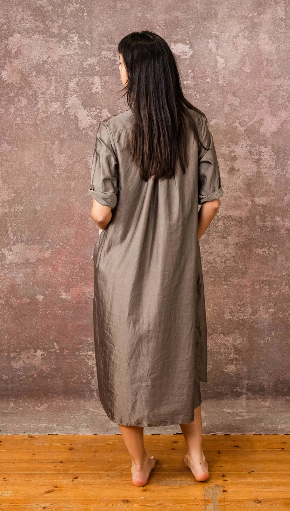 Sula  ~  Dewey Dress - Fossil