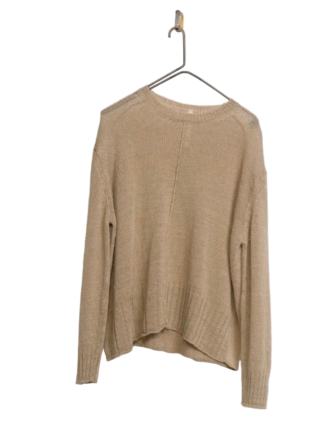 MJW ~ Round Neck Pullover - Flax