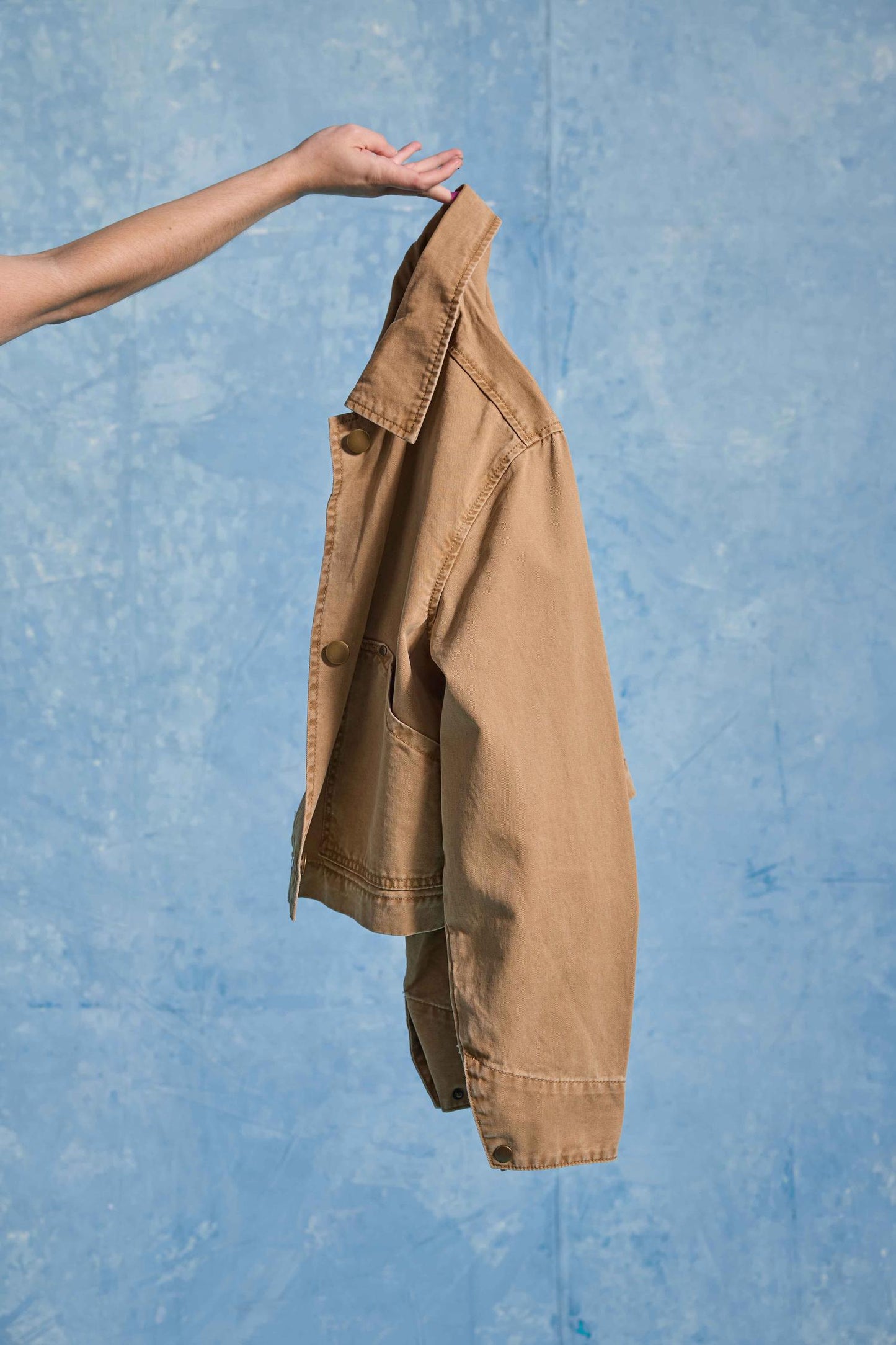 Lilla P. ~ Twill Utility Jacket - Buckwheat