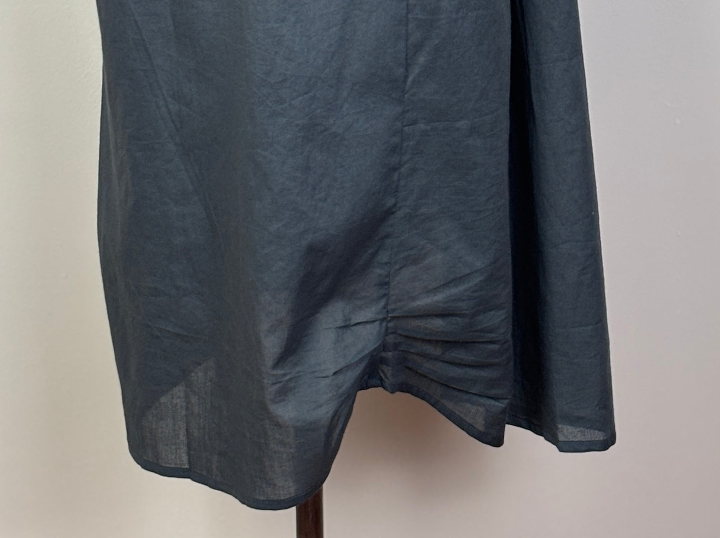 UQNATU ~ Pintuck Dress - Black Forest Voile