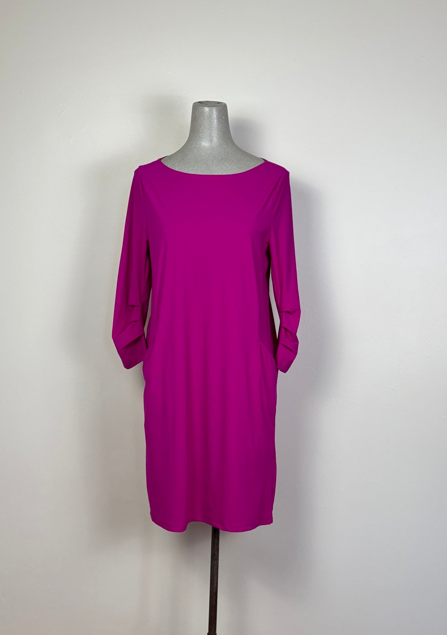 Porto  ~  Padme Dress - Fuchsia