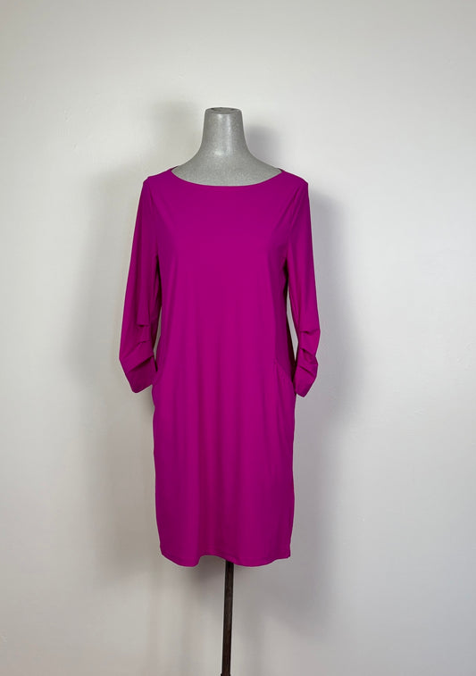 Porto  ~  Padme Dress - Fuchsia