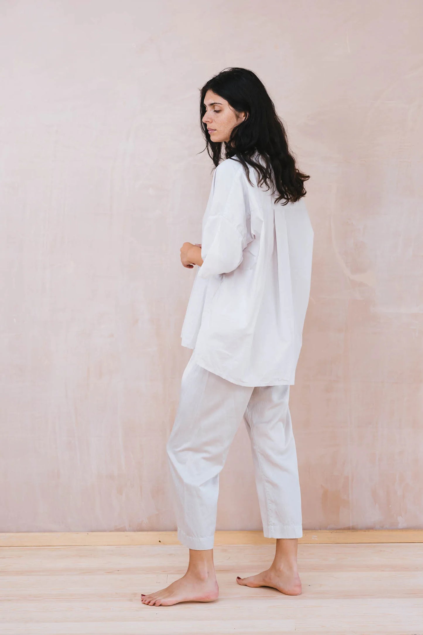Sula ~ Easy Shirt - White Sand