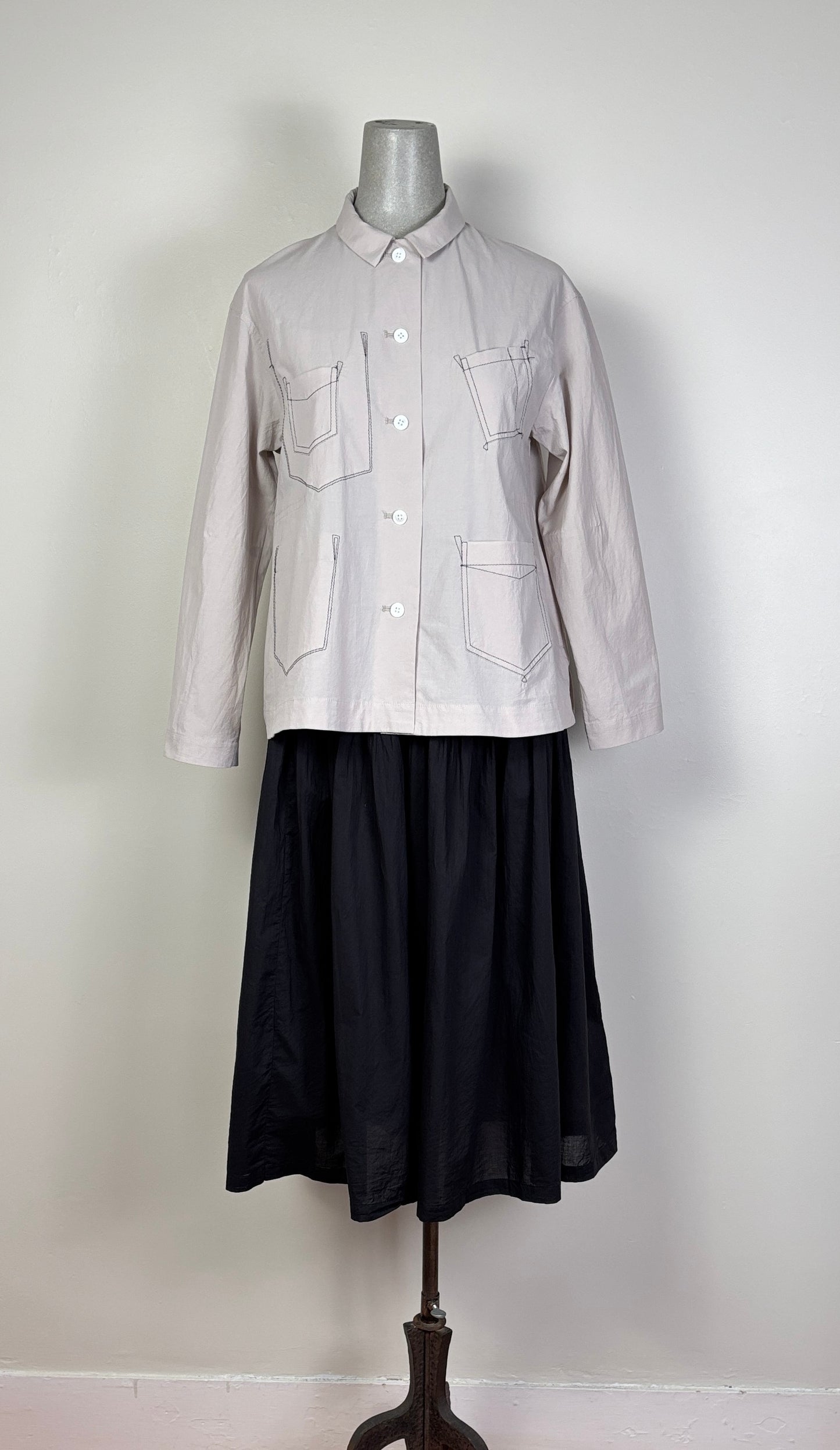 Yoshi Kondo ~ Draw Jacket - Greige
