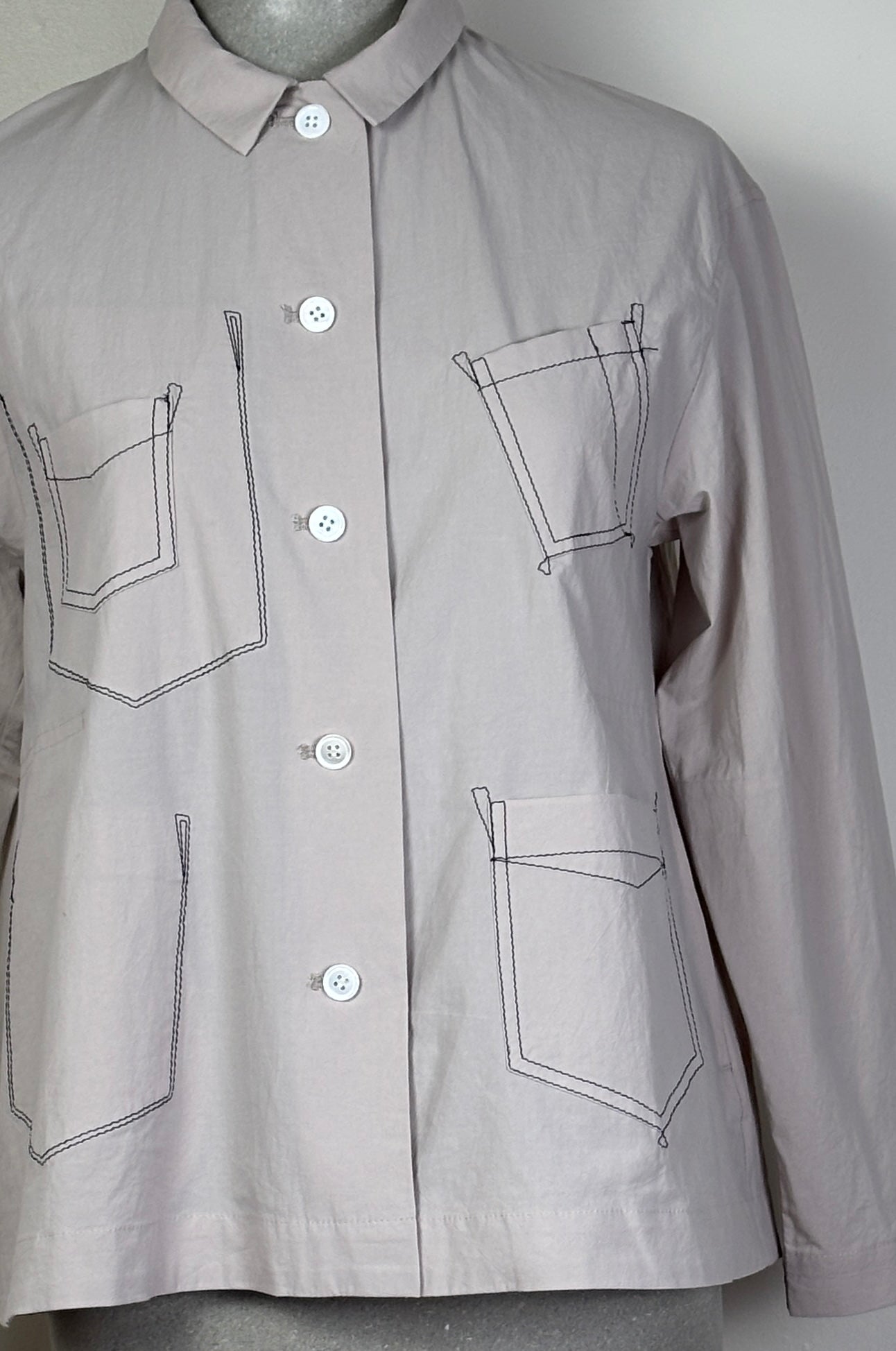 Yoshi Kondo ~ Draw Jacket - Greige