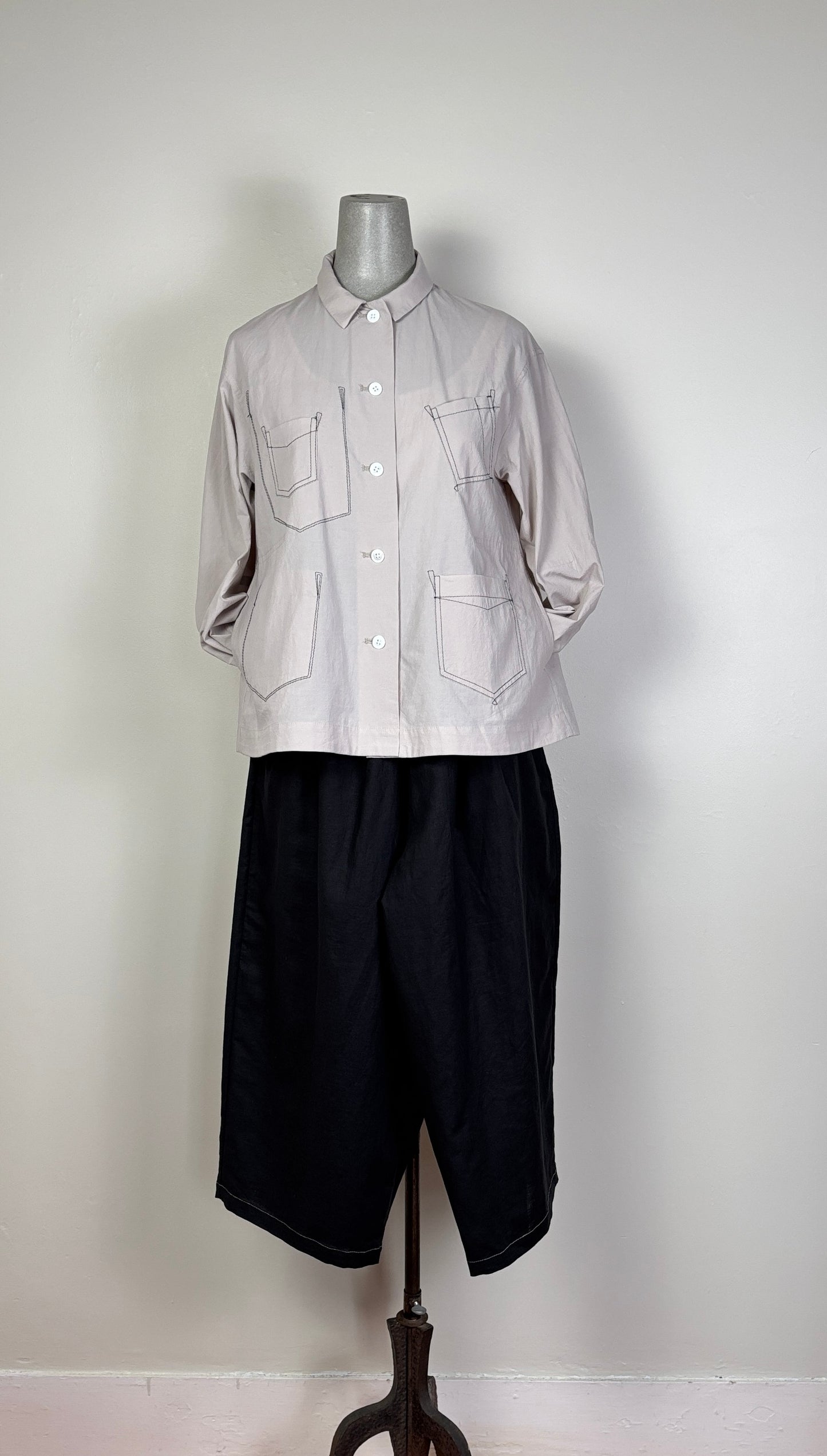 Yoshi Kondo ~ Draw Jacket - Greige