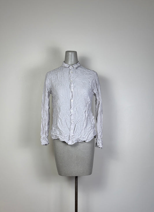 Pas de Calais  ~  Classic Crinkle Shirt - Grey