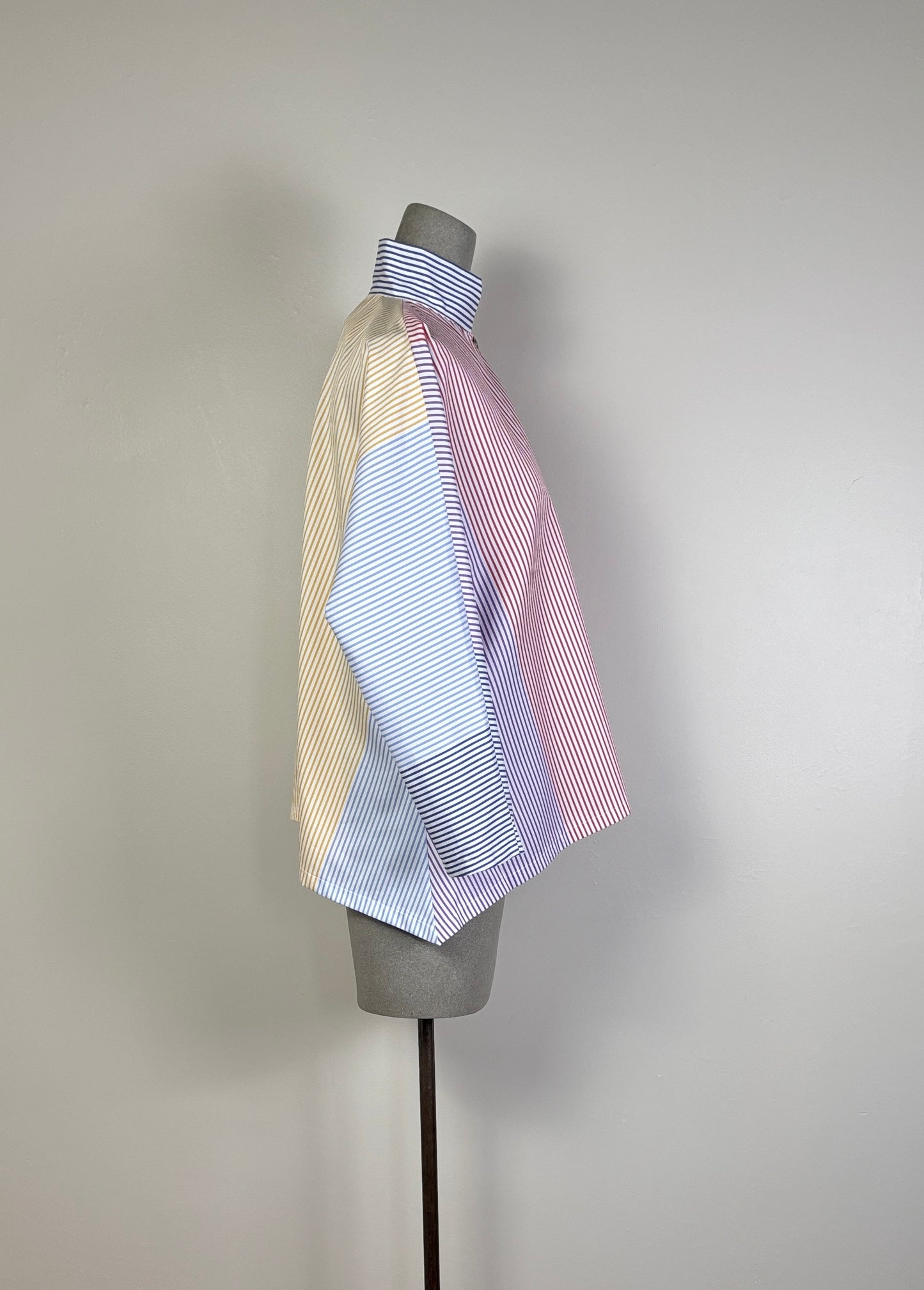 MSquare ~ Mandarin Swing Shirt - Various Stripe