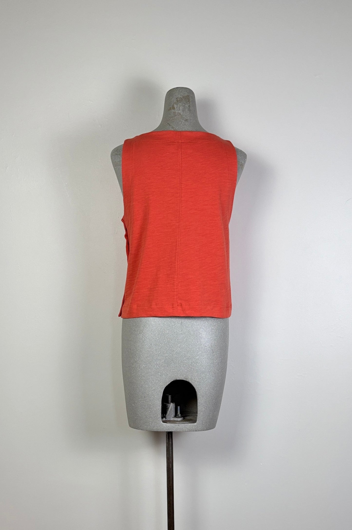 Lilla P. ~ Side Button Tank - Terracotta