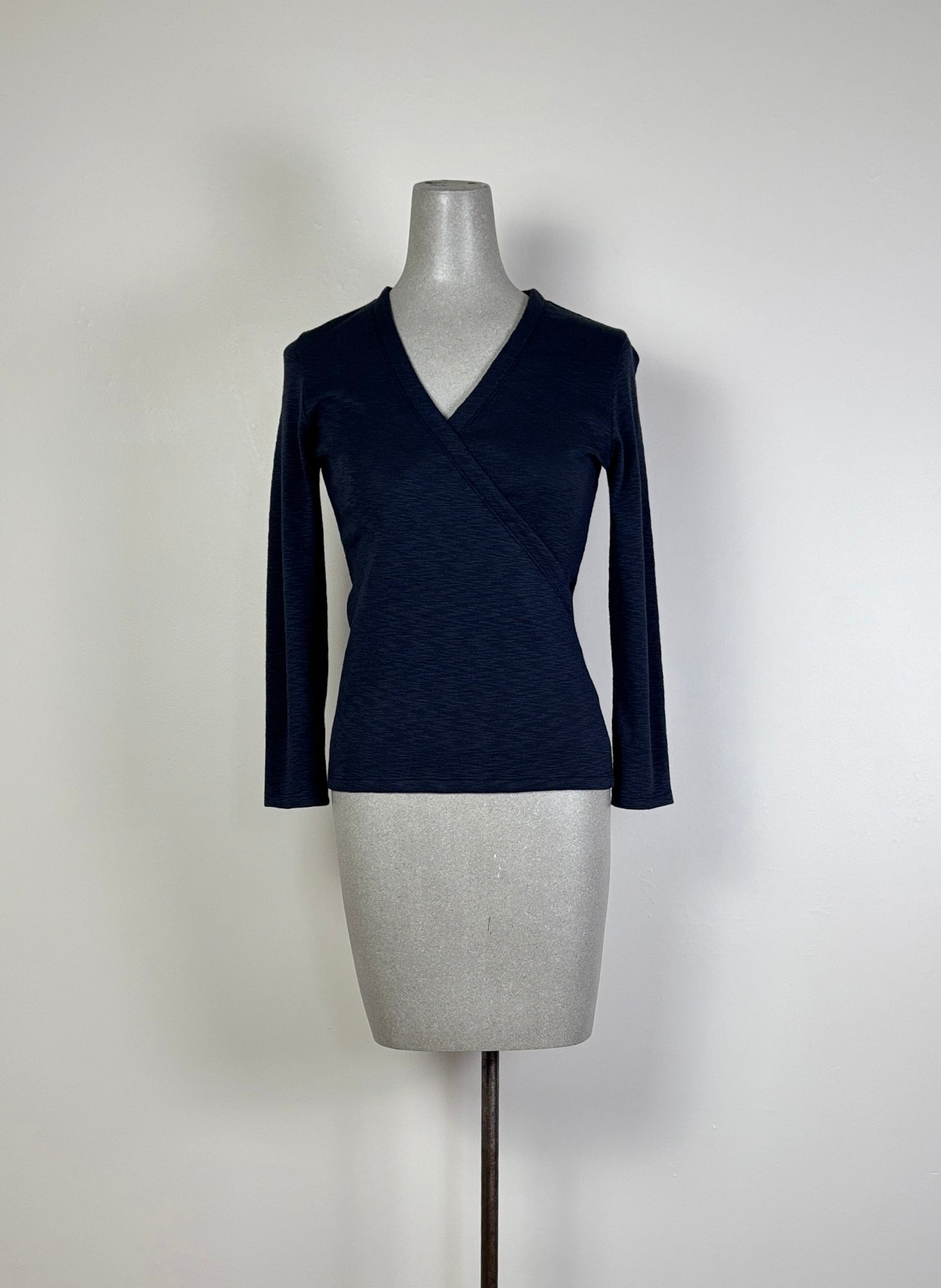 Lilla P. ~ 3/4 Sleeve Surplice - Navy