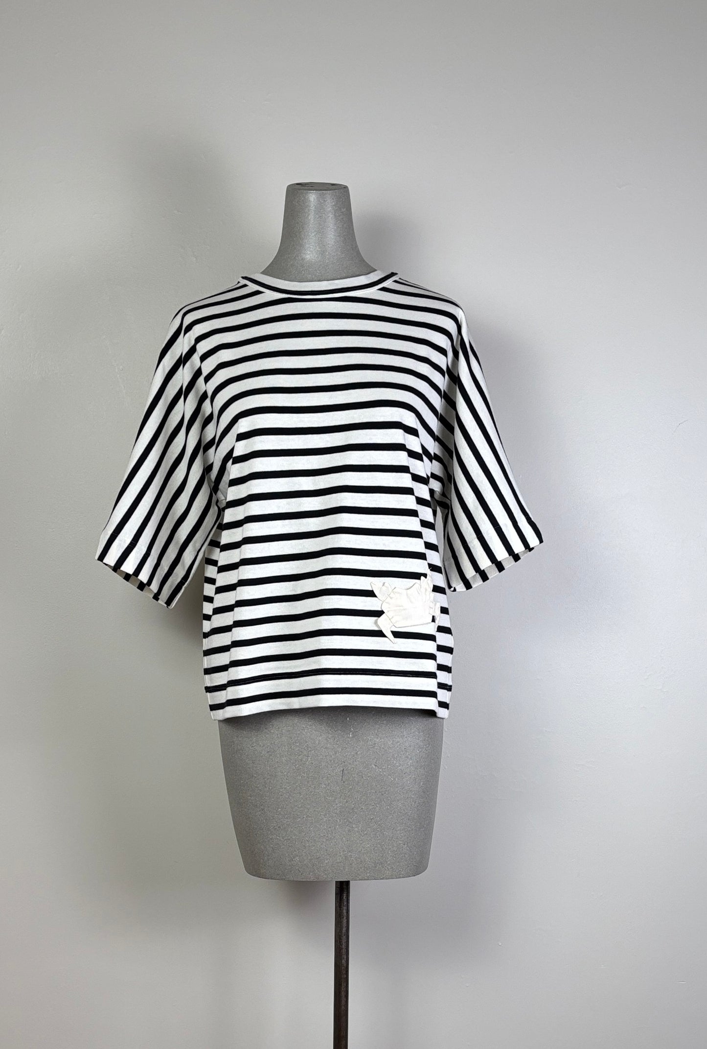 Yoshi Kondo ~ July Striped Top - Black/White