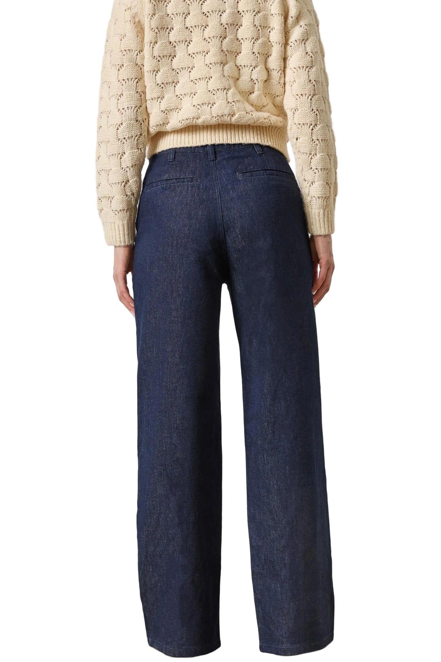 Lilla P. ~ Denim Trouser - Dark Wash