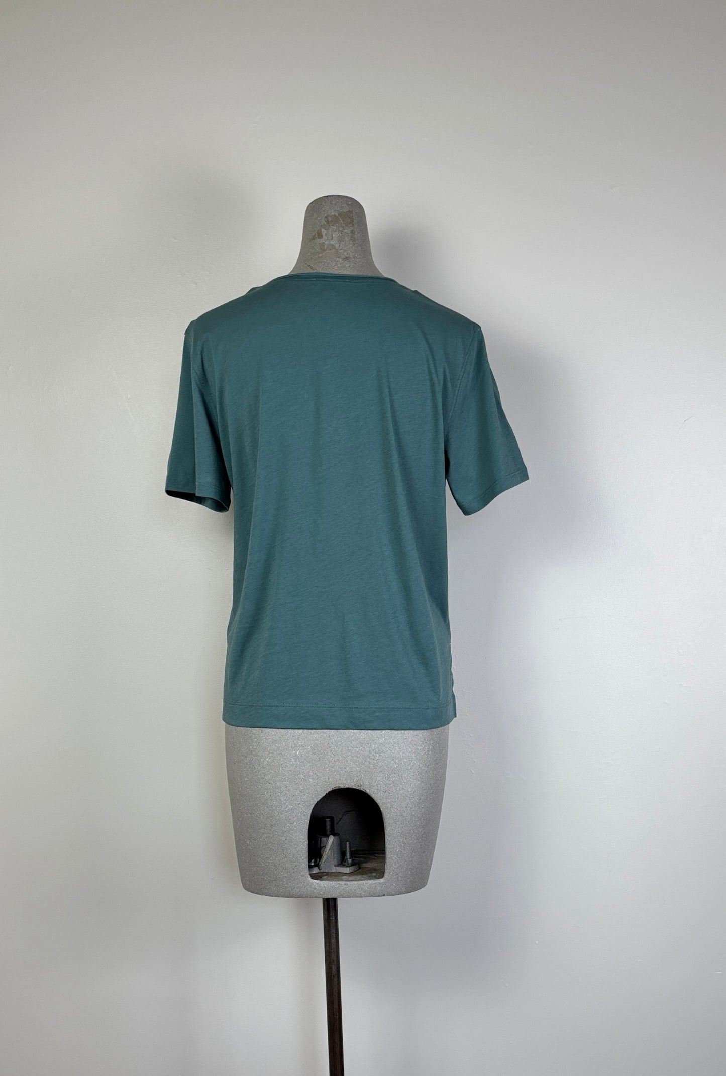 Lilla P. ~ Easy Short Sleeve V-Neck - Vine
