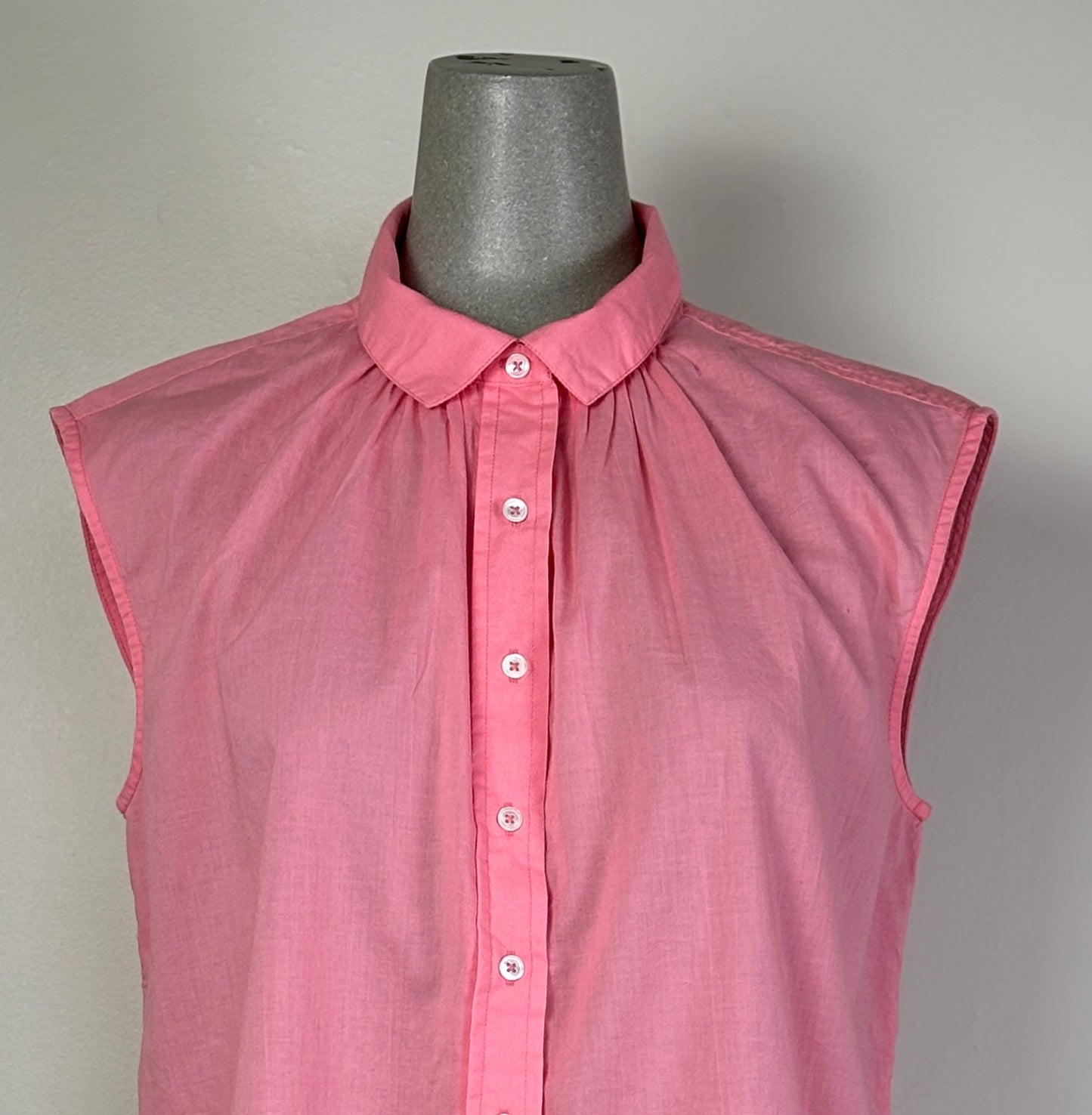 Lilla P. ~ Short Sleeve Button Down - Shell