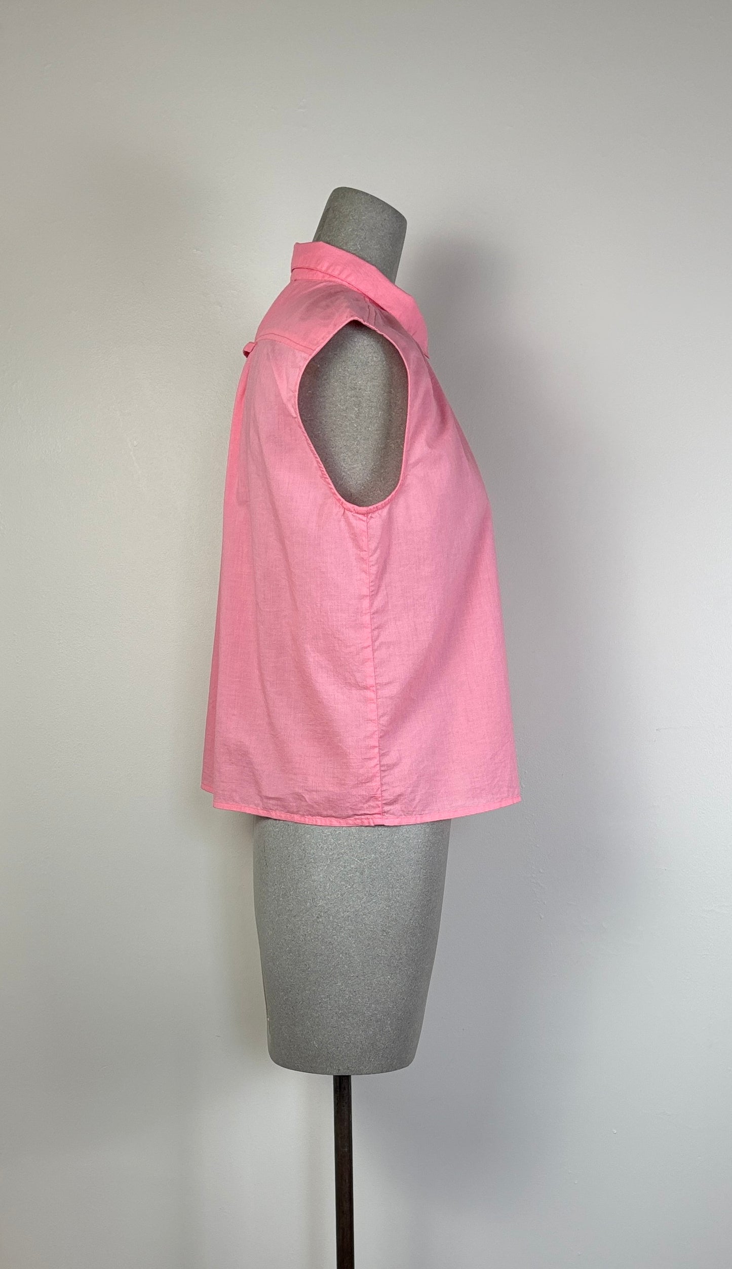 Lilla P. ~ Short Sleeve Button Down - Shell