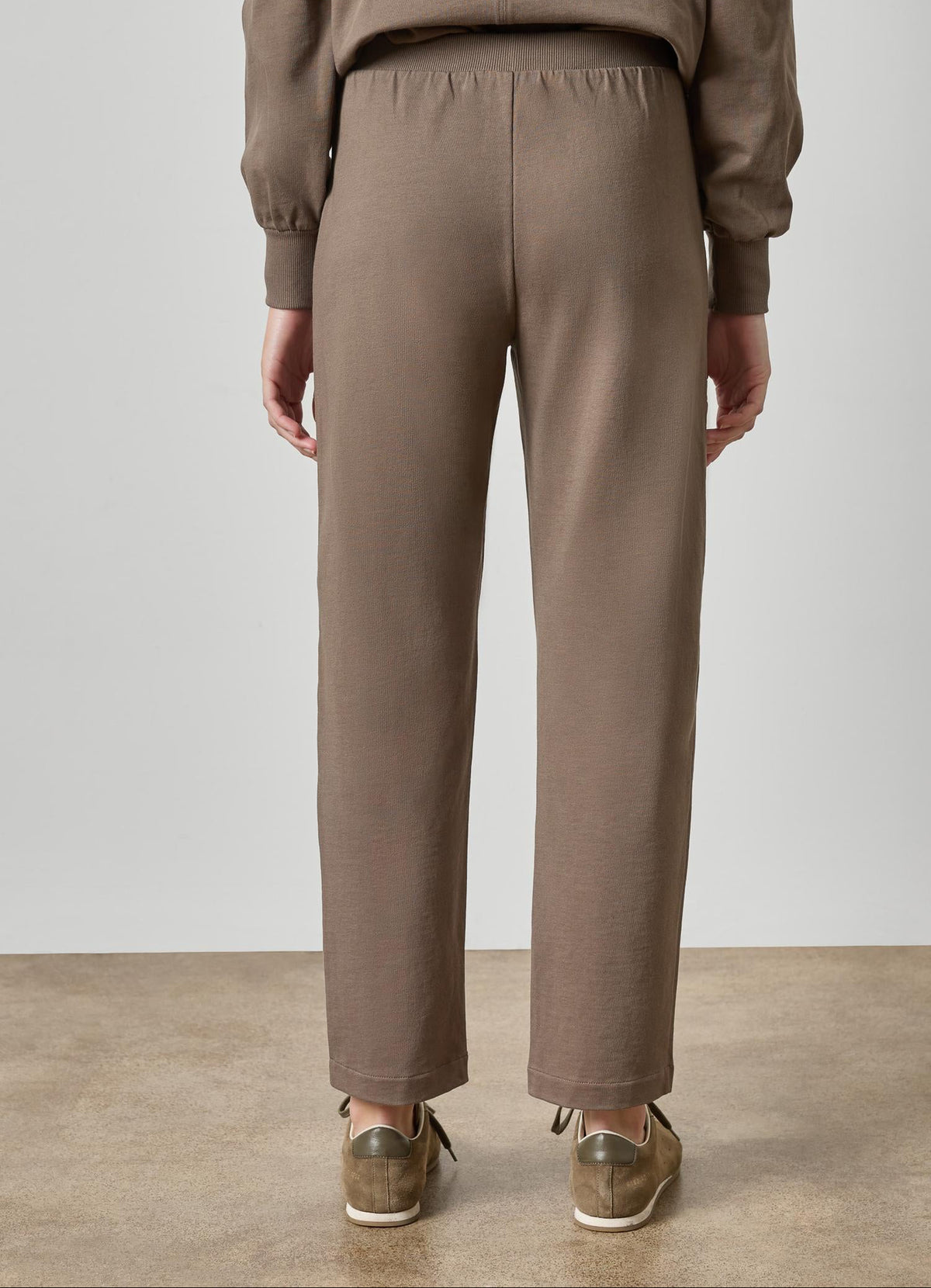 Lilla P. ~ Front Seamed Pocket Pant - Shiitake