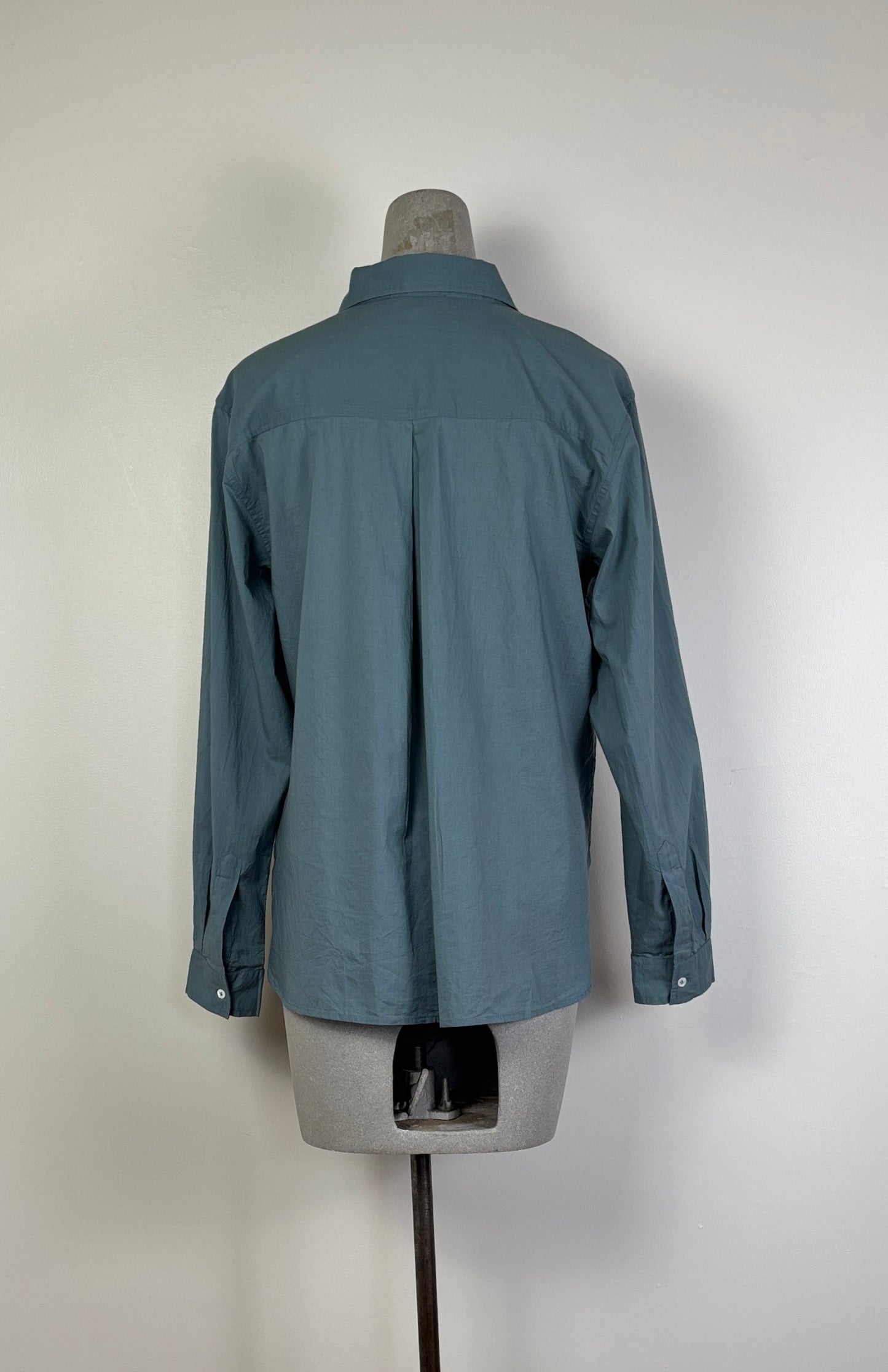 Lilla P. ~ Relaxed Long Sleeve Button Down - Vine