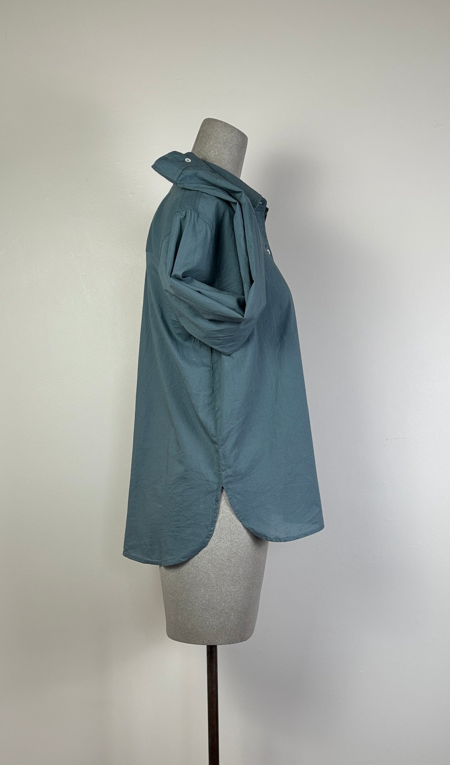 Lilla P. ~ Relaxed Long Sleeve Button Down - Vine