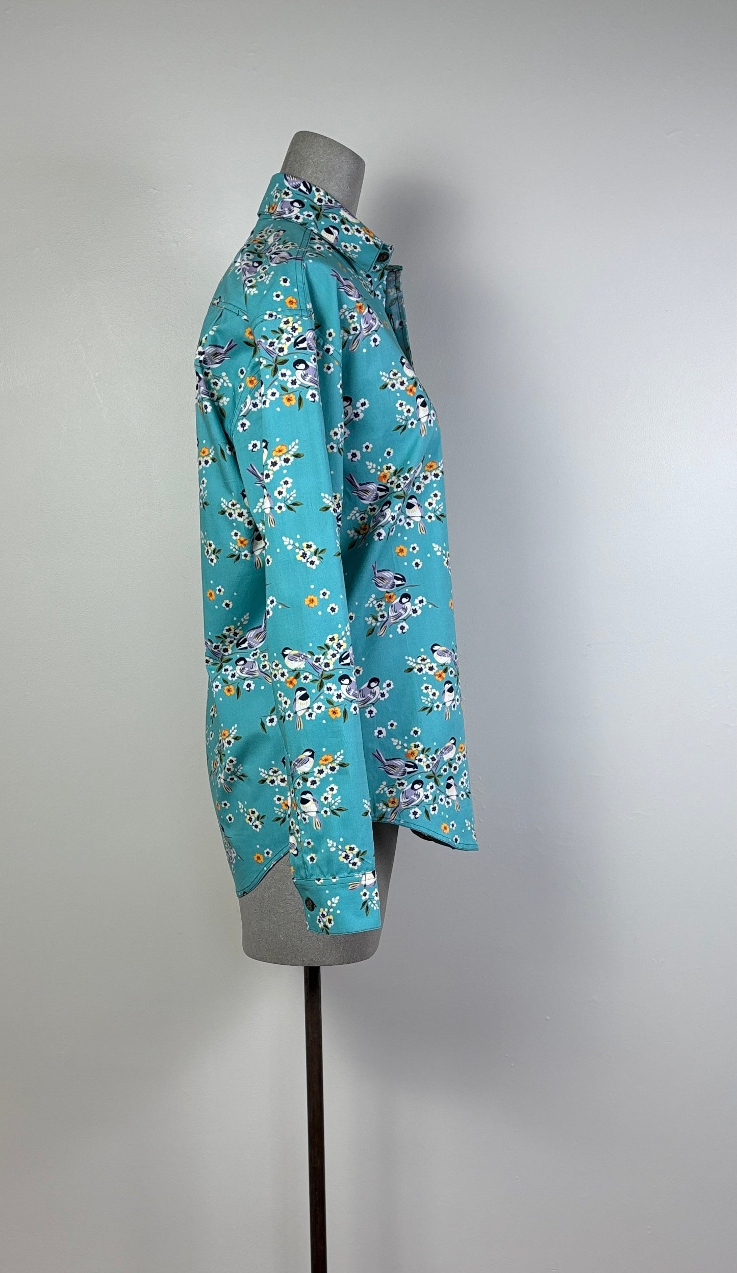 Utility ~ Long Pocket Work Shirt - Blue Birds