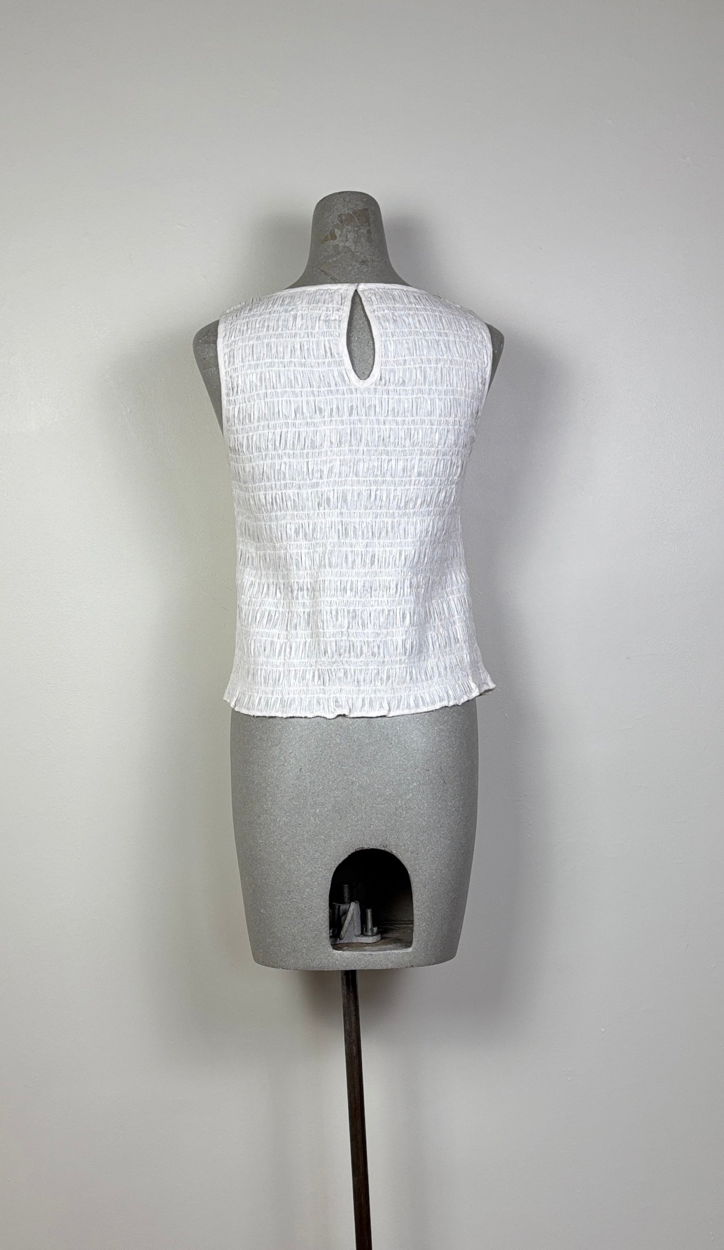 M.Patmos ~ Moore Smocked Top - Ivory
