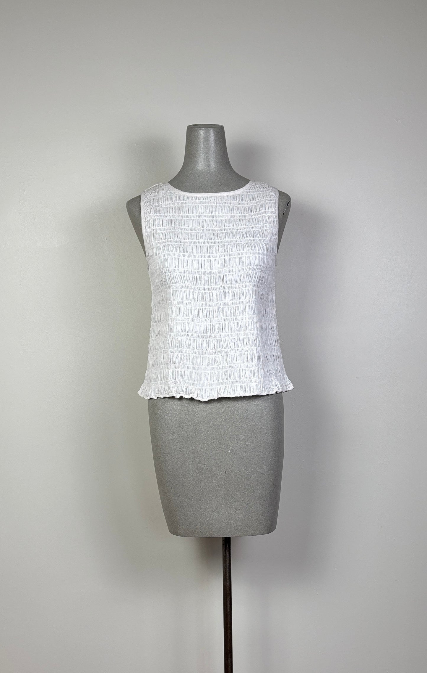 M.Patmos ~ Moore Smocked Top - Ivory