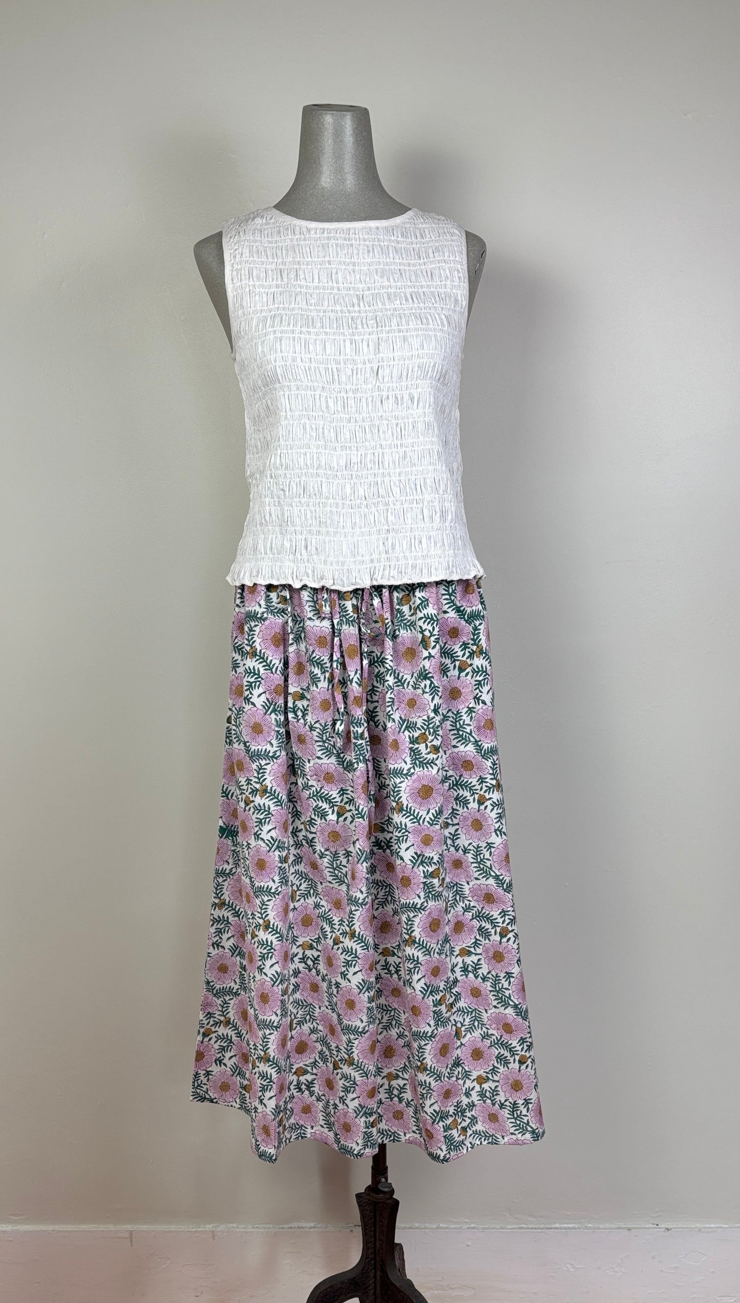 M.Patmos ~ Moore Smocked Top - Ivory