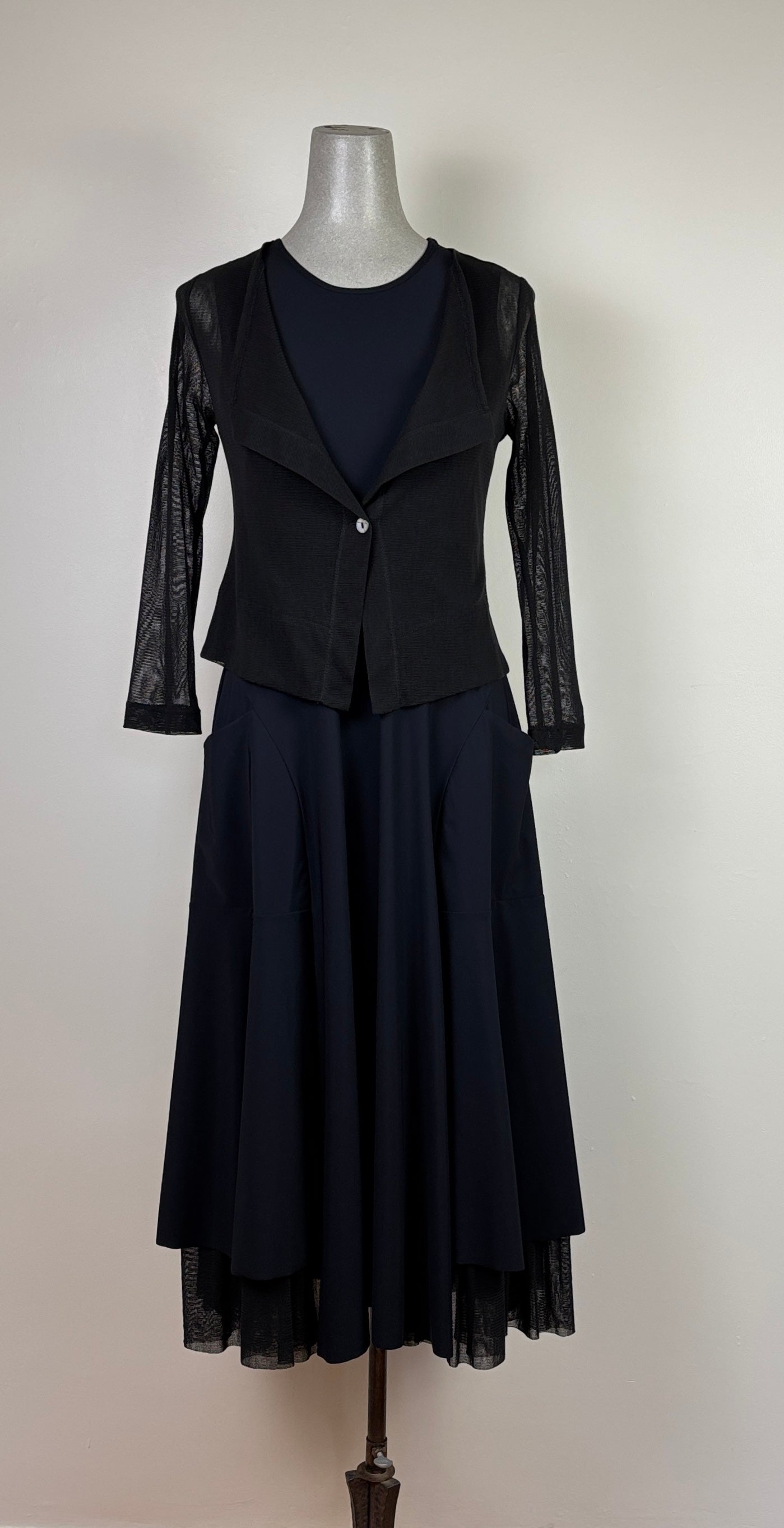 Porto ~ Lydia Dress - Black