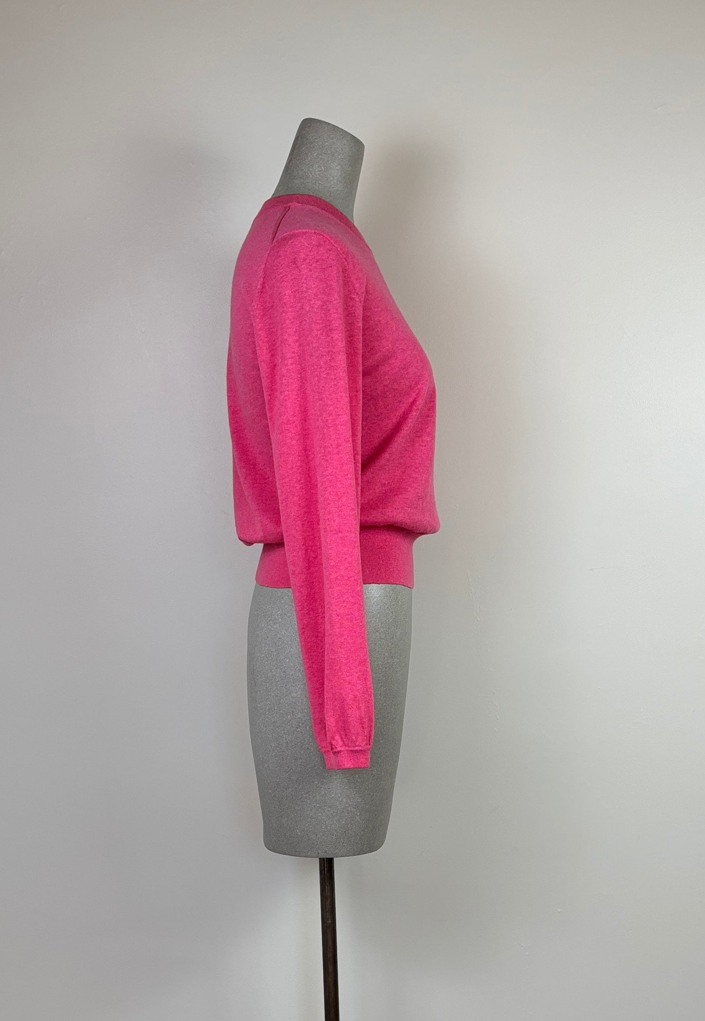 Lilla P. ~ Shirred Sleeve Crewneck Sweater - Calypso